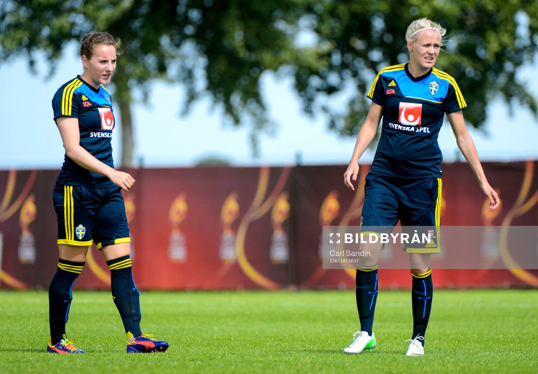 Sveriges Antonia Göransson och Josefine Öqvist