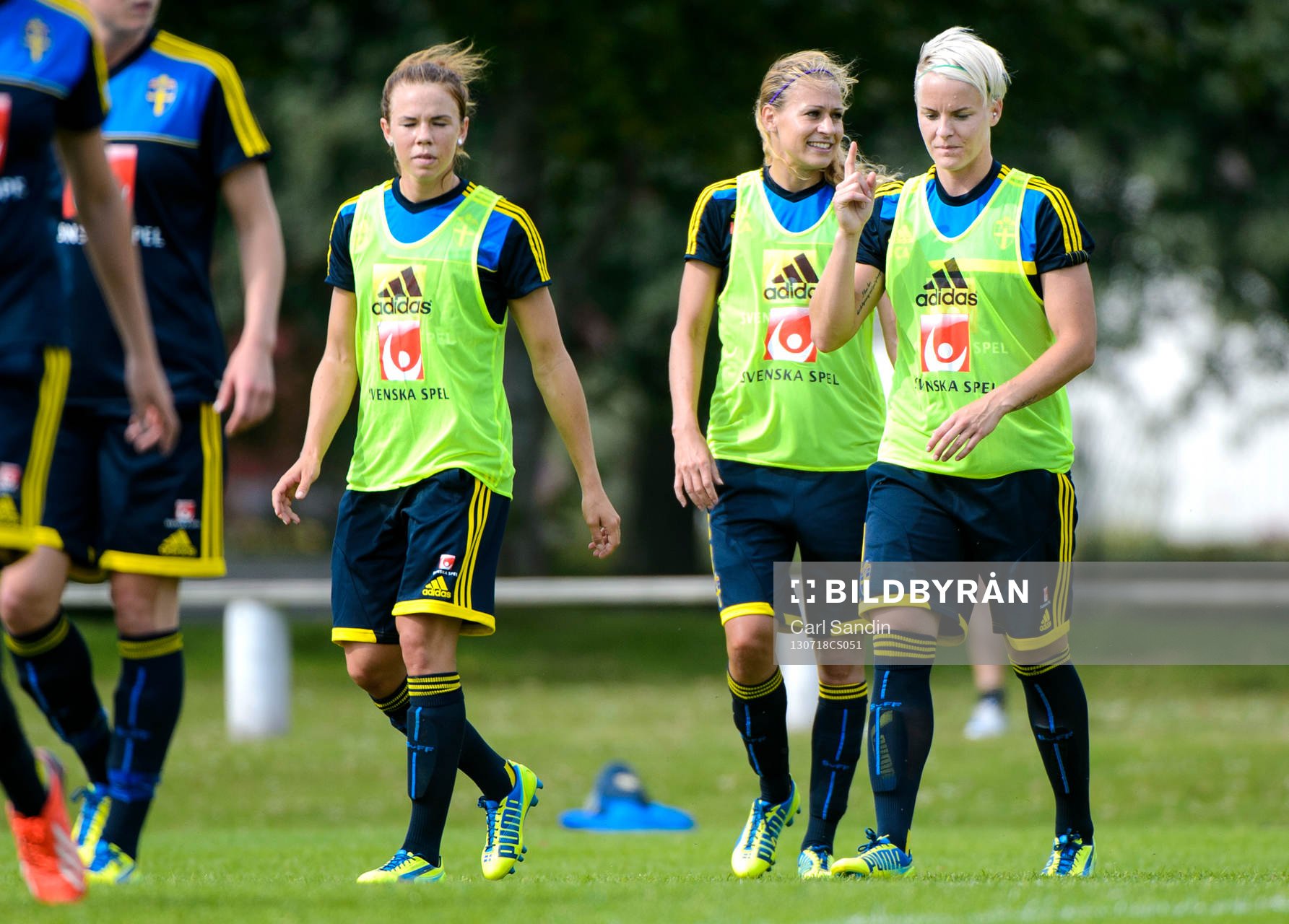 Sveriges Jessica Samuelsson, Charlotte Rohlin och Nilla