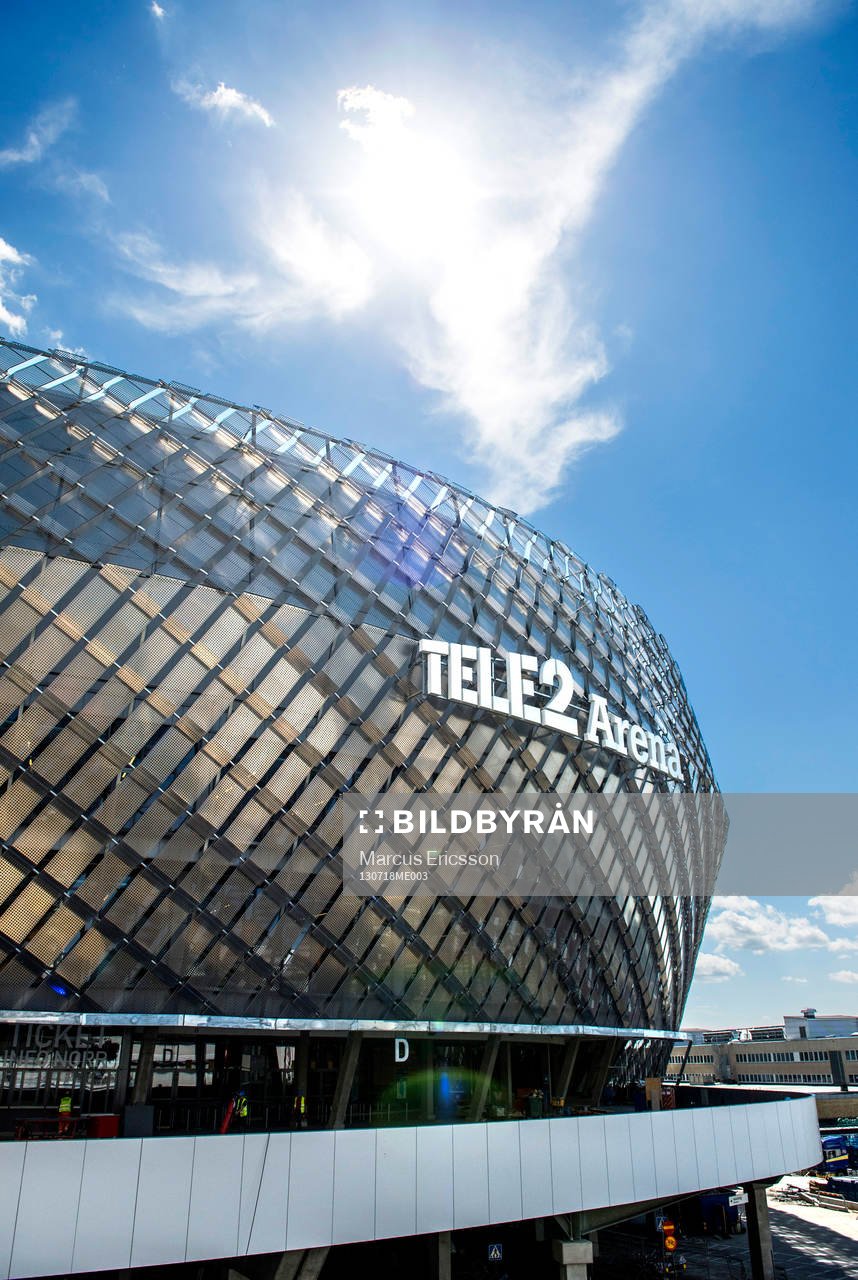 Visning av nya Tele2 Arena
