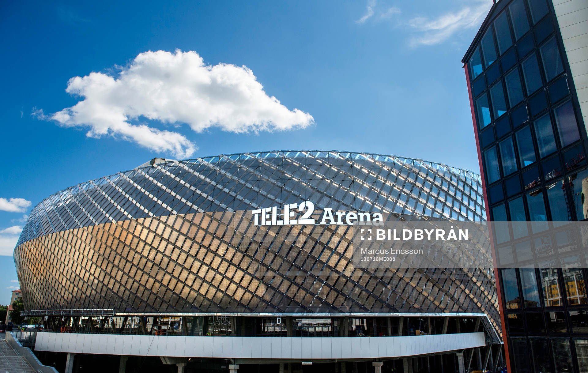 Visning av nya Tele2 Arena