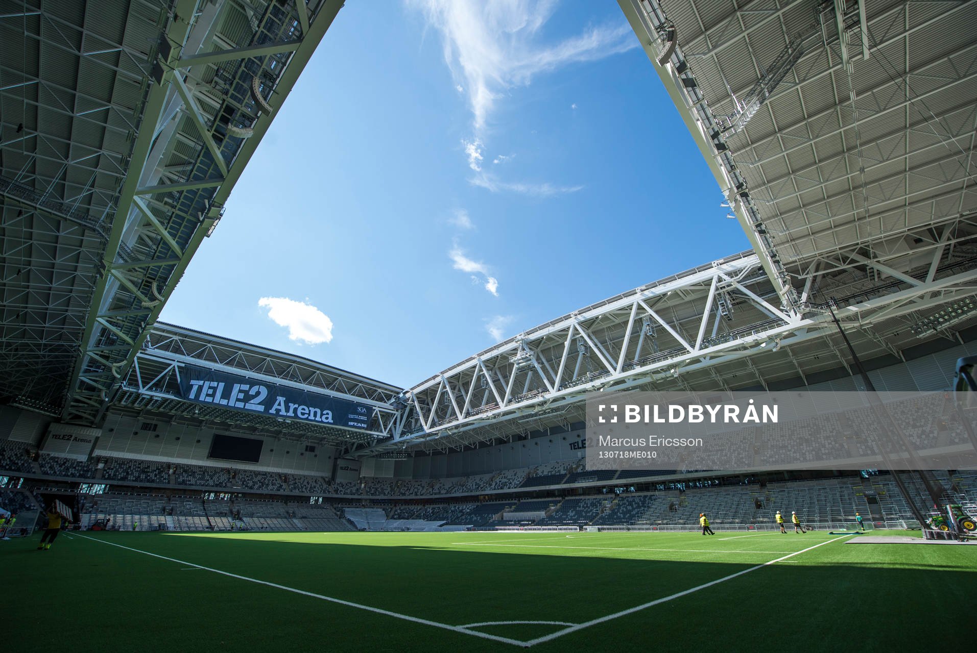 Visning av nya Tele2 Arena