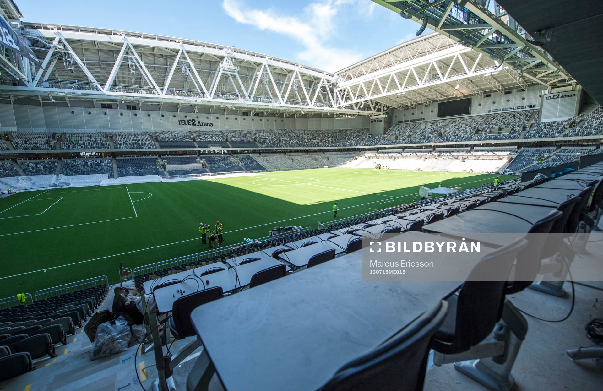 Visning av nya Tele2 Arena