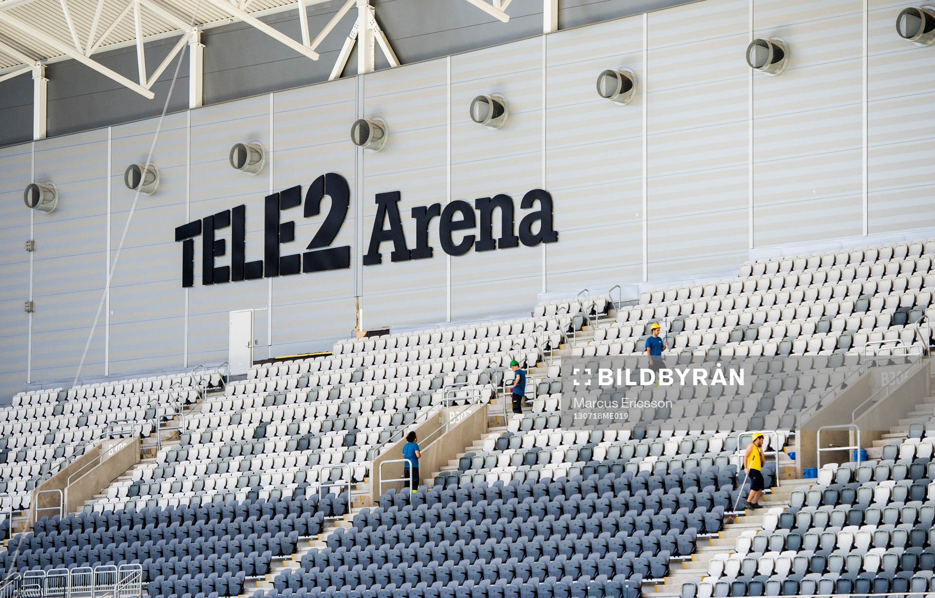 Visning av nya Tele2 Arena