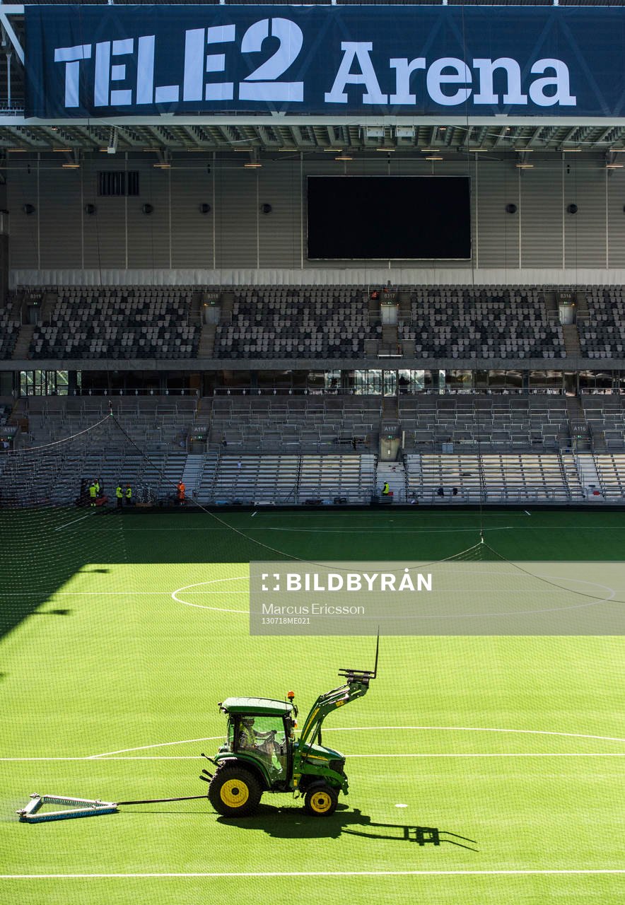 Visning av nya Tele2 Arena
