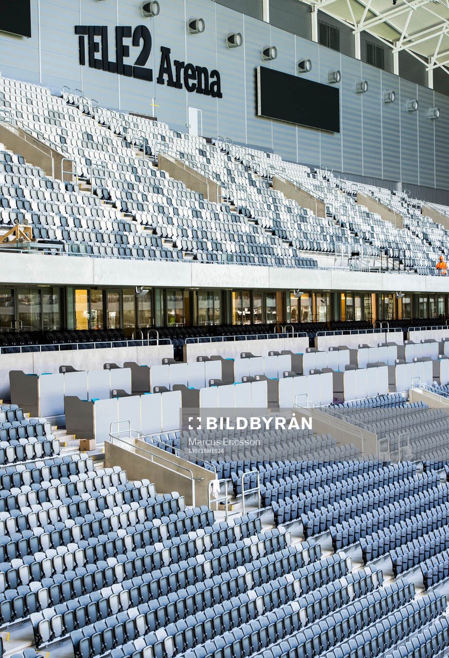 Visning av nya Tele2 Arena