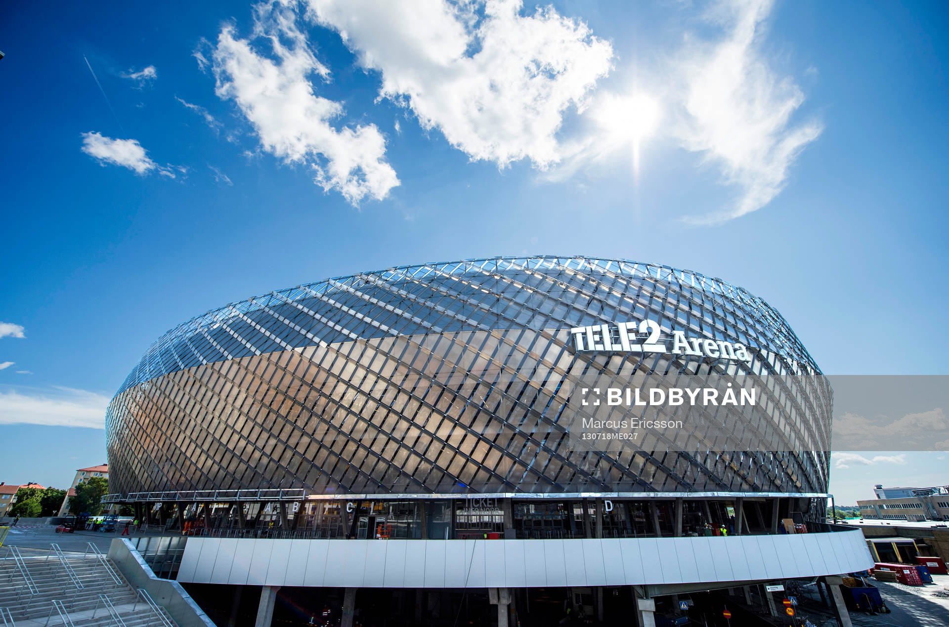 Visning av nya Tele2 Arena