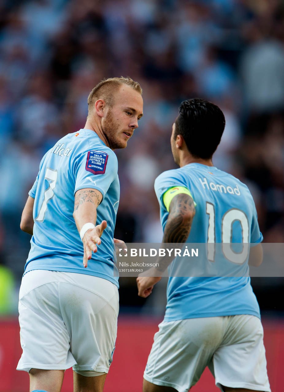 Malmö FFs Magnus Eriksson och Jiloan Hamad