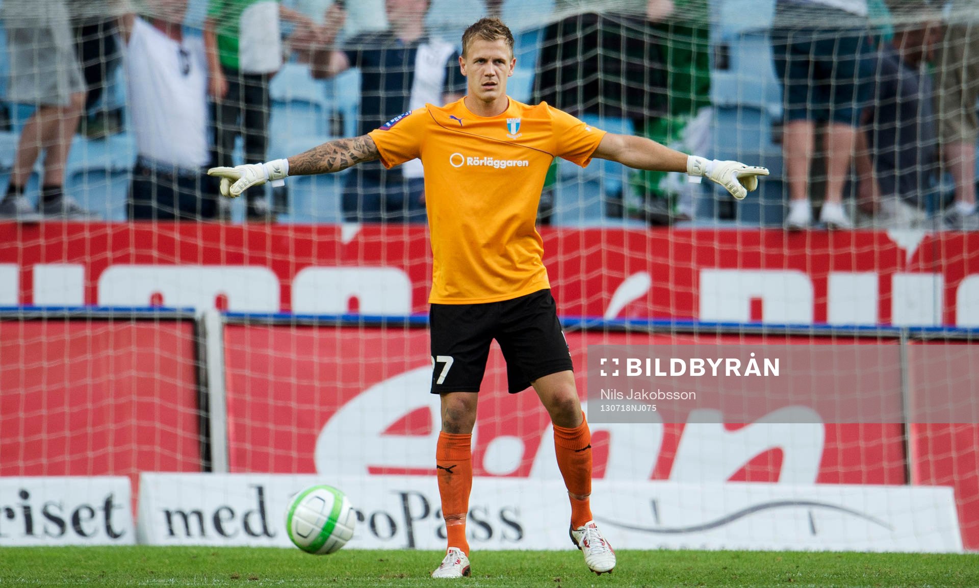 Malmö FFs målvakt Johan Dahlin