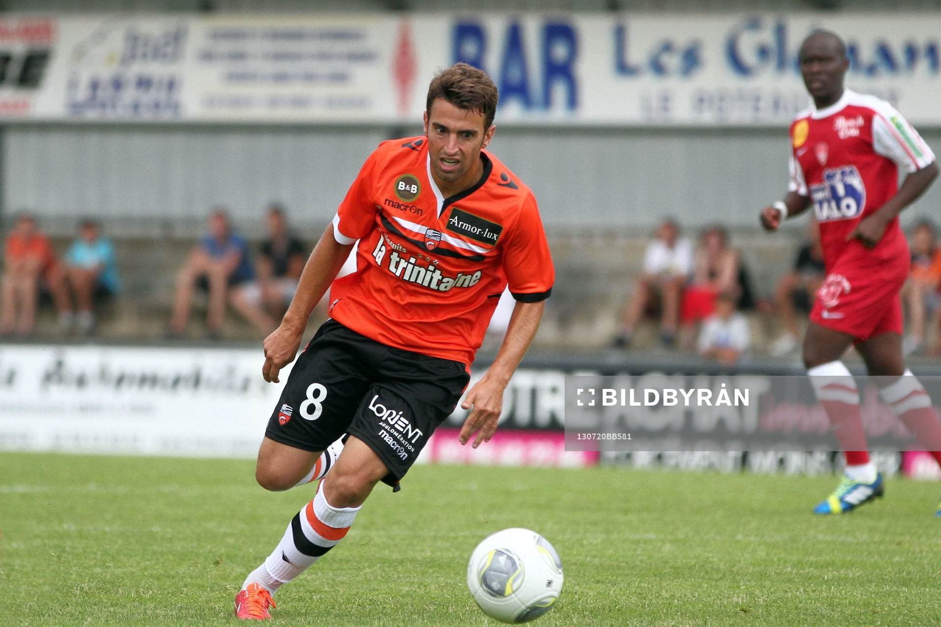  Fotboll, fransk, träningsmatch, Lorient - Brest: Yann JOUFFRE - 20.07.2013 - Lorient / Brest - Match Amical -