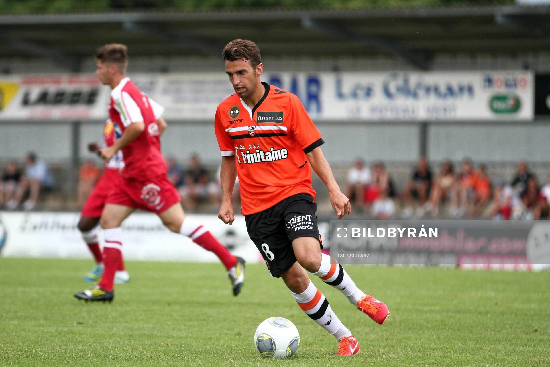  Fotboll, fransk, träningsmatch, Lorient - Brest: Yann JOUFFRE - 20.07.2013 - Lorient / Brest - Match Amical -
