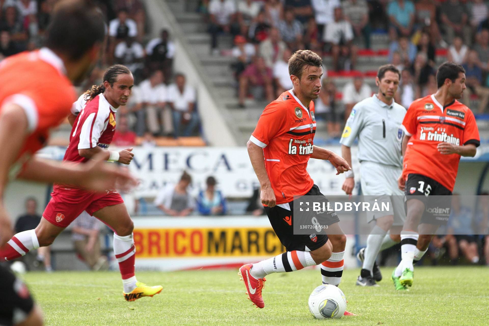  Fotboll, fransk, träningsmatch, Lorient - Brest: Yann JOUFFRE - 20.07.2013 - Lorient / Brest - Match Amical -