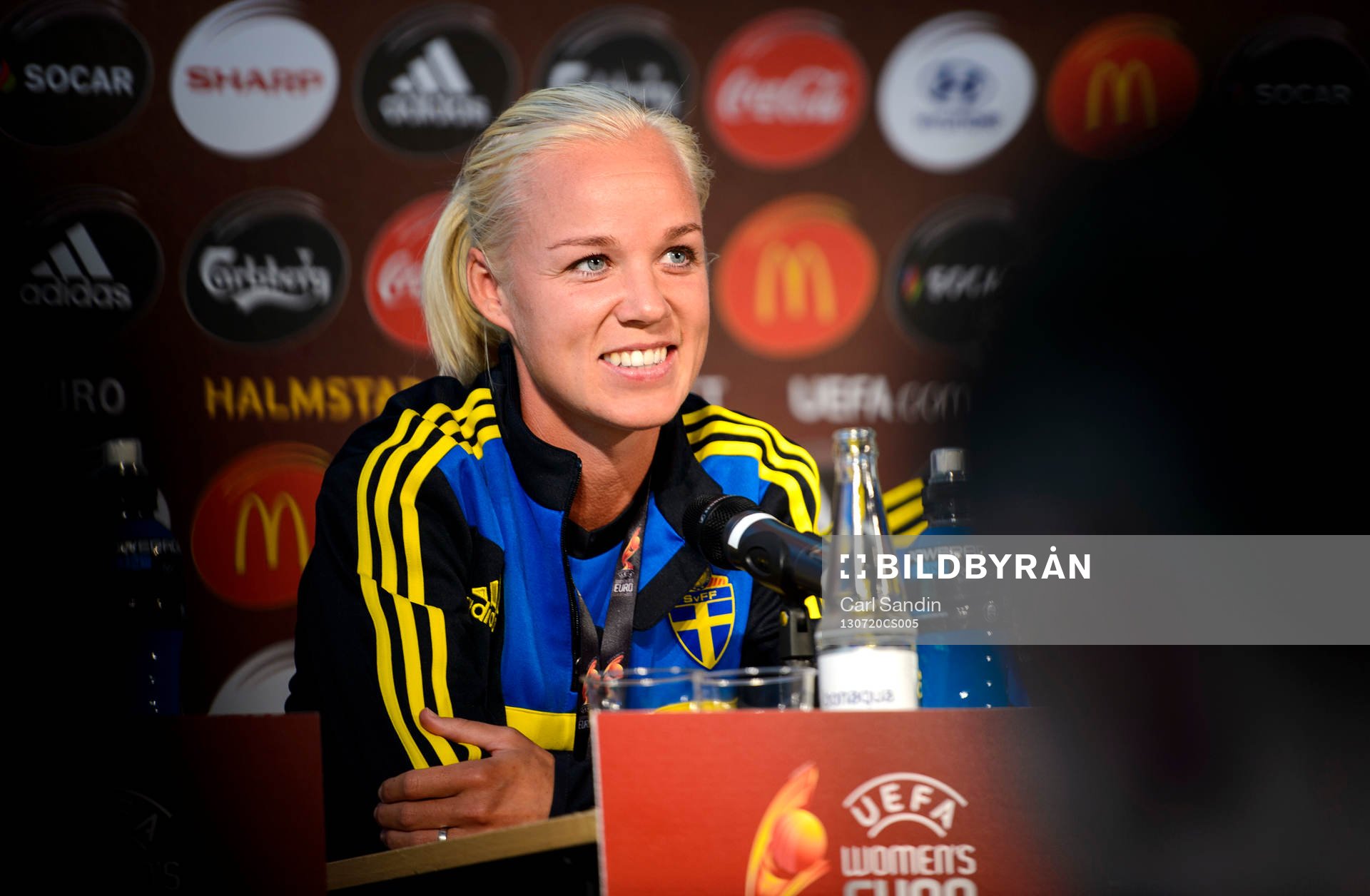 Sveriges Caroline Seger var glad