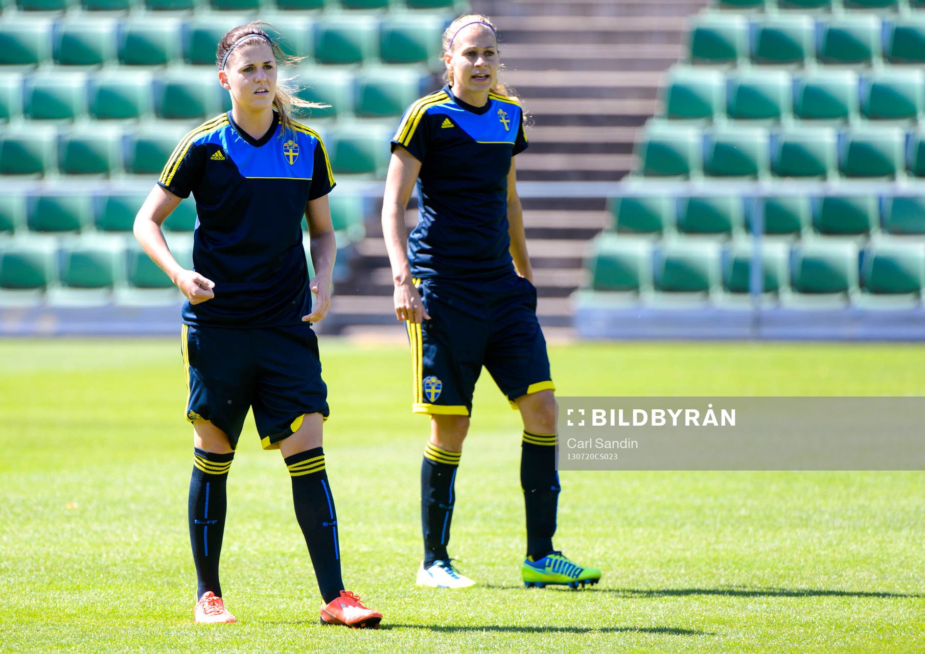 Sveriges Olivia Schough och Charlotte Rohlin