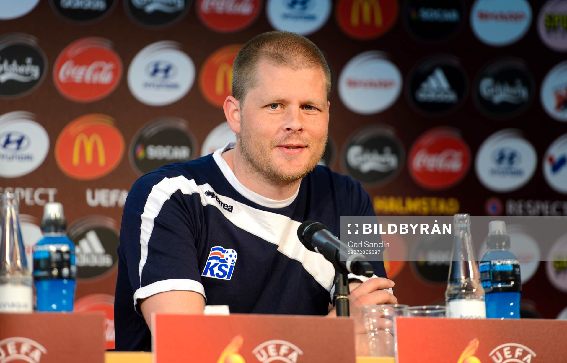 Islands förbundskapten Sigurdur Ragnar Eyjolfsson