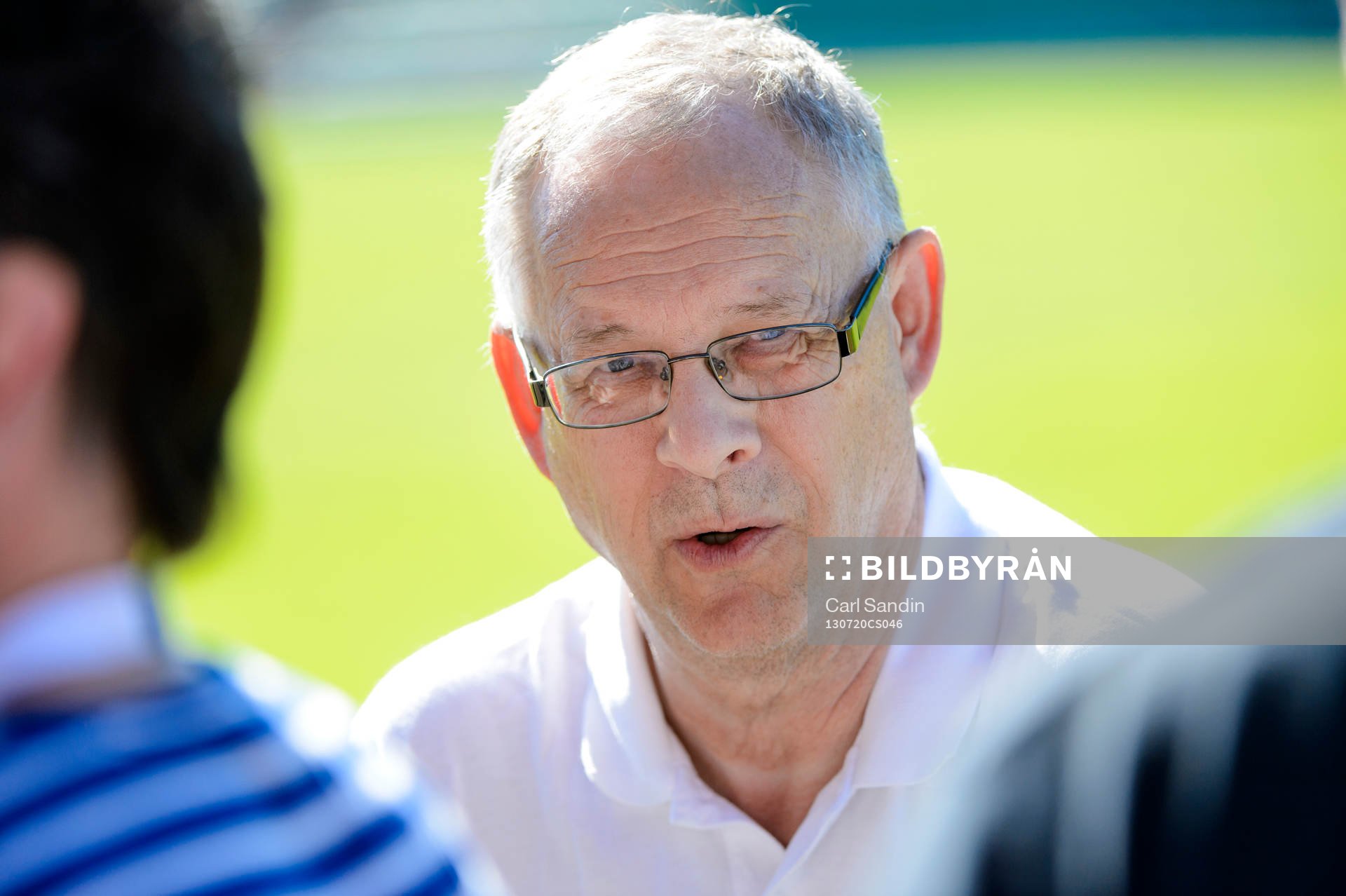 Lars Lagerbäck bli intervjuad