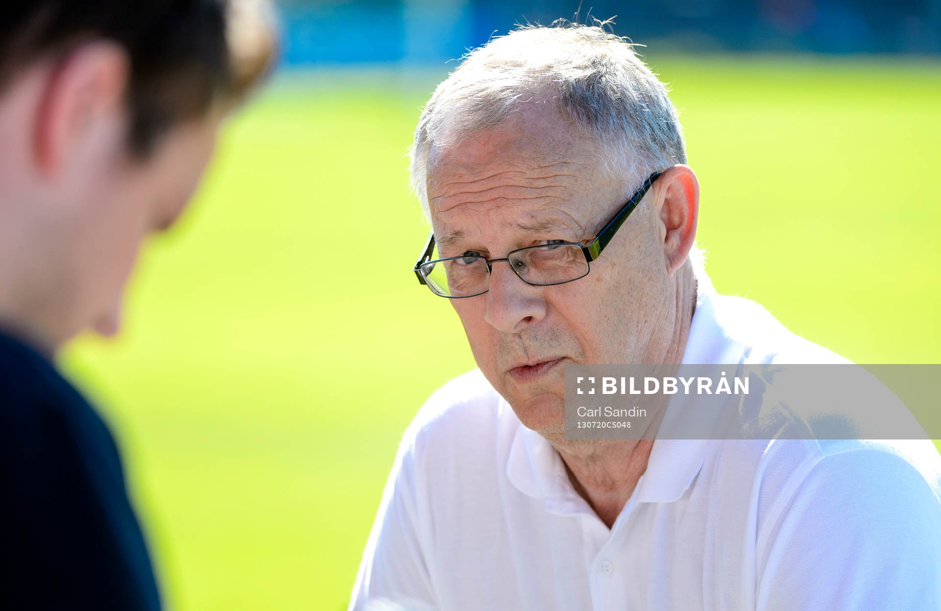 Lars Lagerbäck bli intervjuad