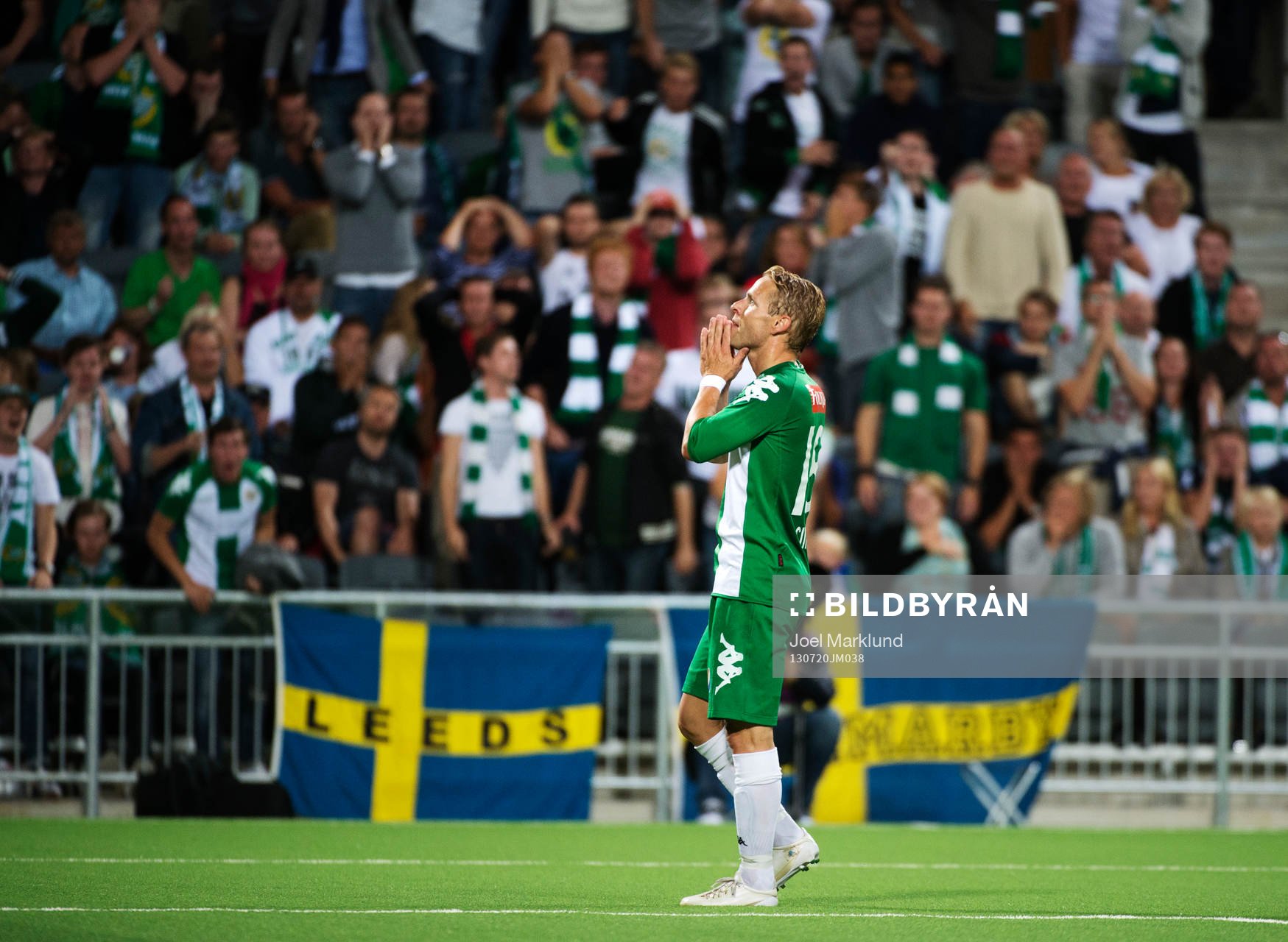 Hammarbys Erik Sundin deppar