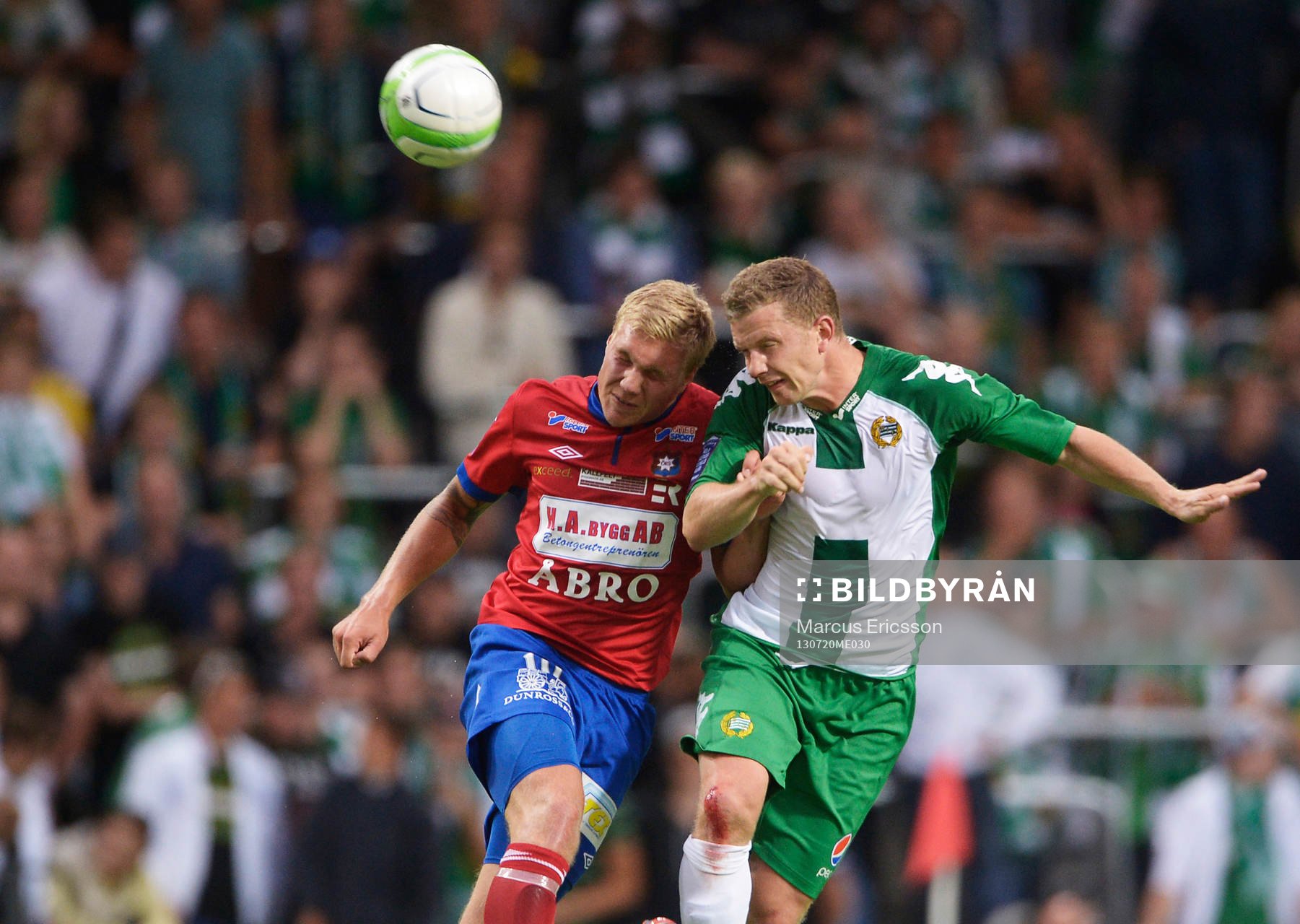 Örgrytes Oskar Wallén och Hammarbys Thomas Guldborg