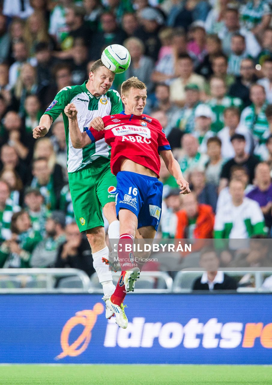 Hammarbys Daniel Theorin och Örgrytes Sebastian Ohlsson
