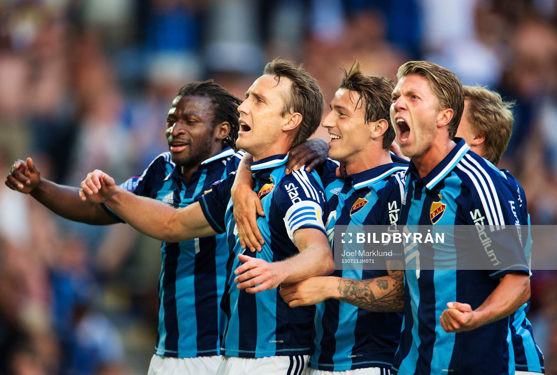 Djurgårdens Amadou Jawo, Andreas Johansson, Erton