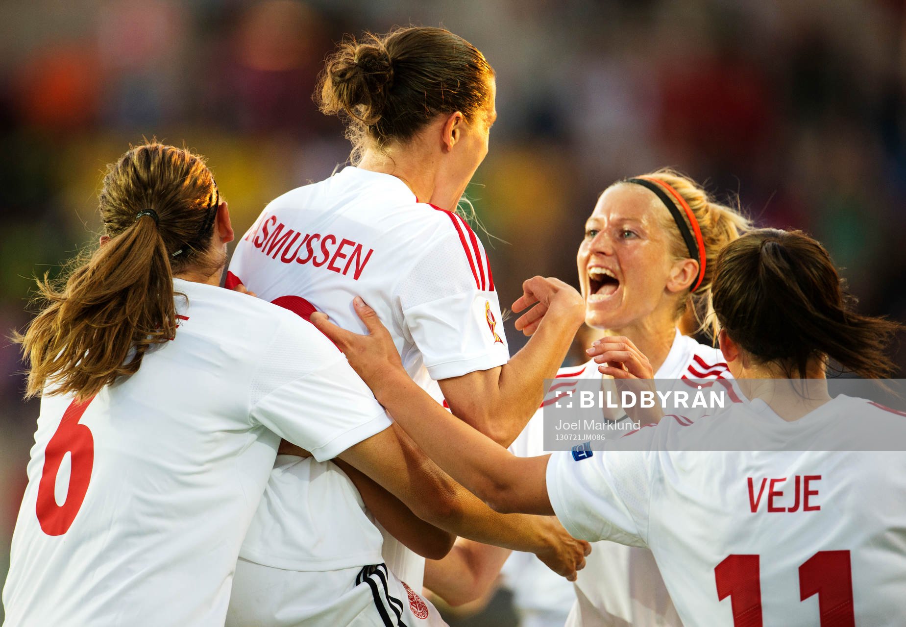 Danmarks Johanna Rasmussen jublar