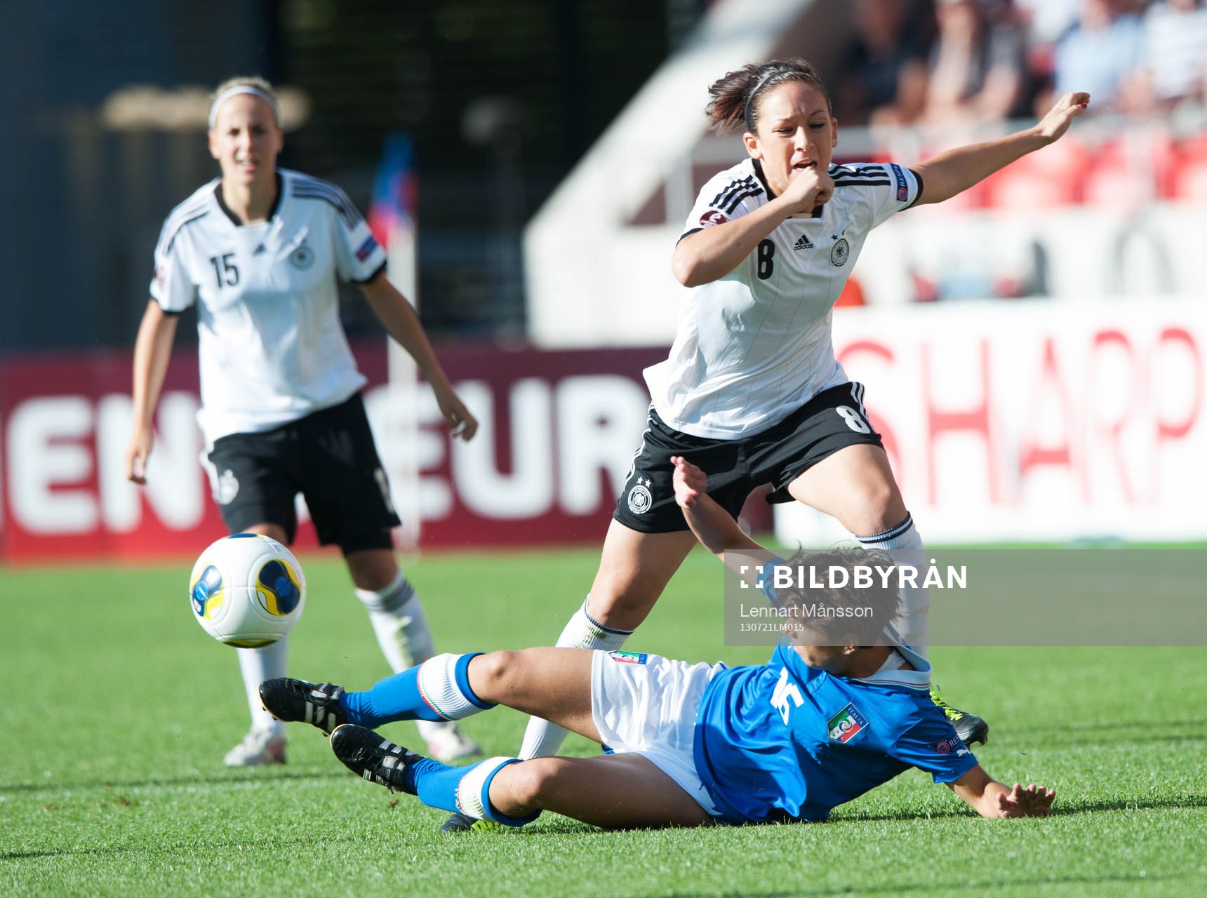 Elisa Bartoli, Italien, stoppar Nadine Kessler, Tyskland