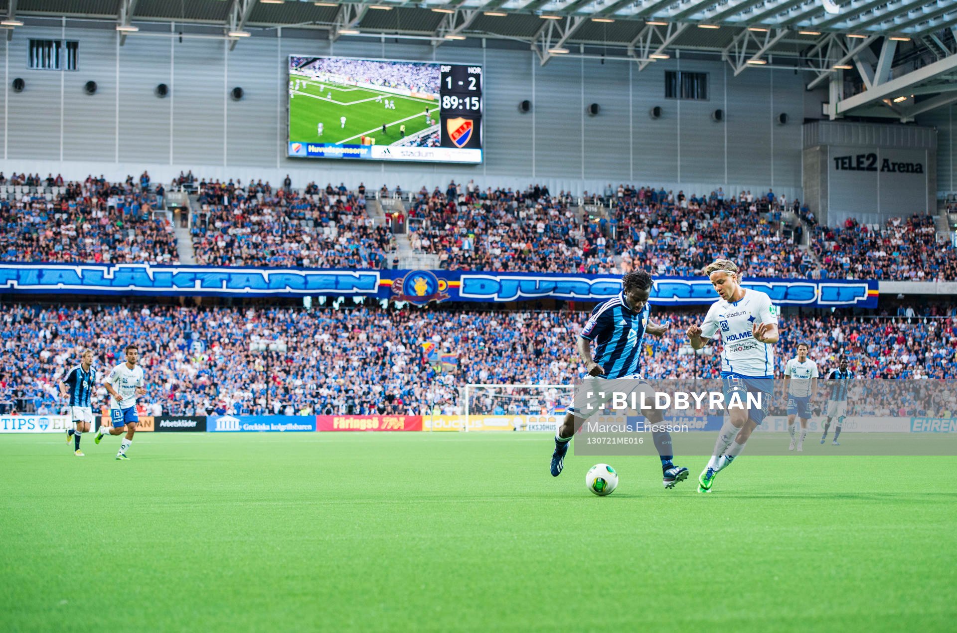 Djurgårdens Amadou Jawo och IFK Norrköpings Christoffer