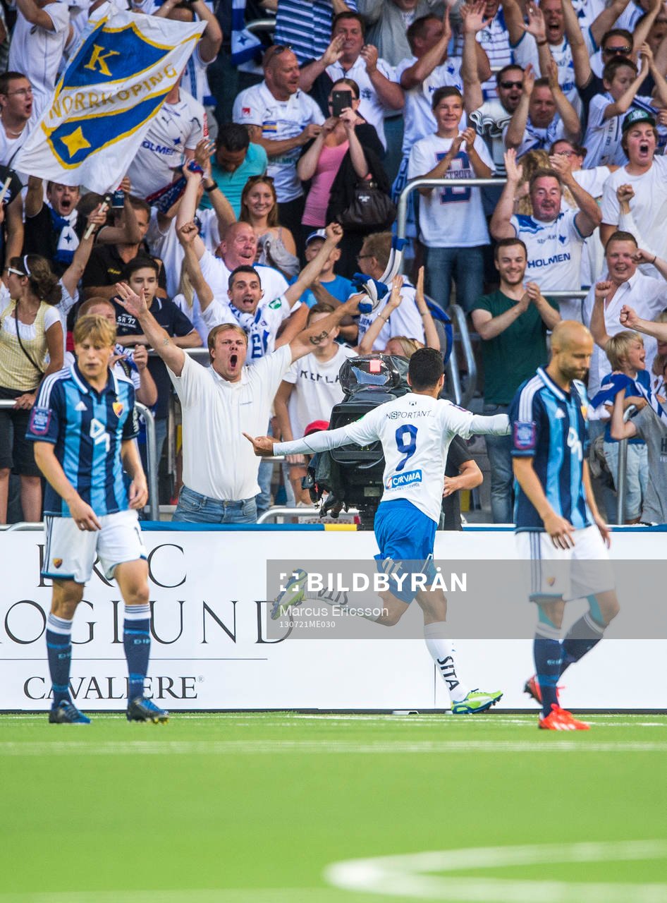 IFK Norrköpings Imad Khalili jublar