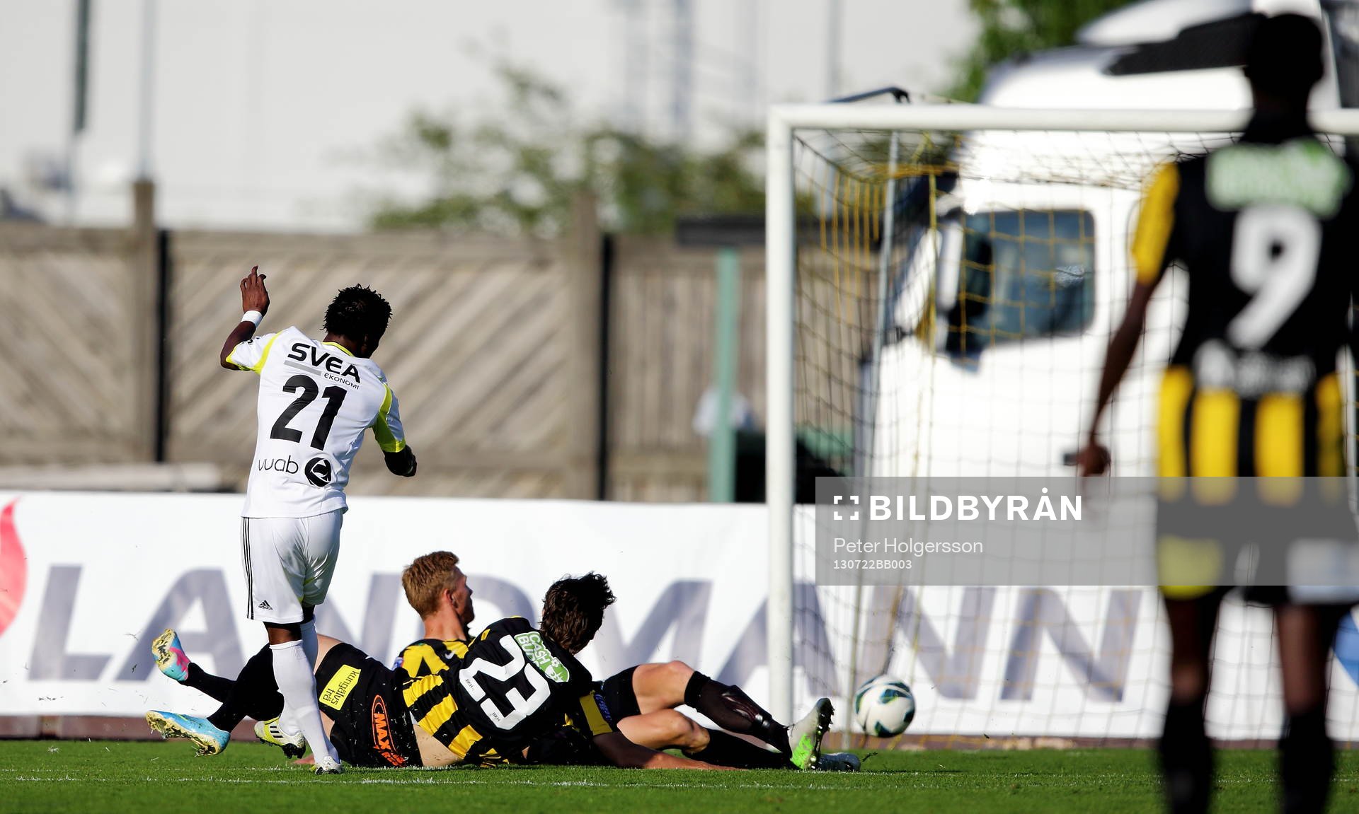 s Kennedy Igboananike i matchen mellan Häcken och AIK i