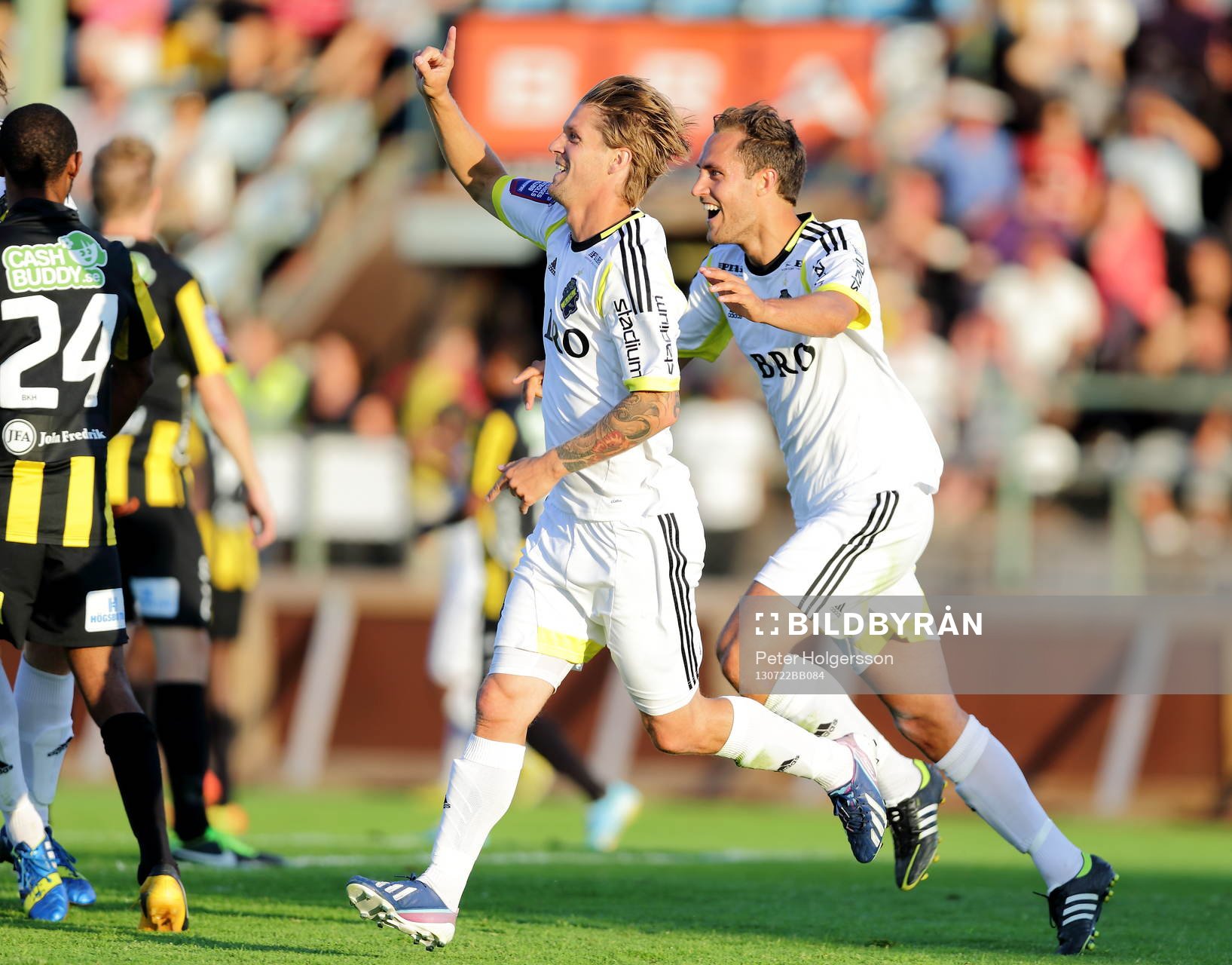 s Martin Lorentzson i matchen mellan Häcken och AIK i