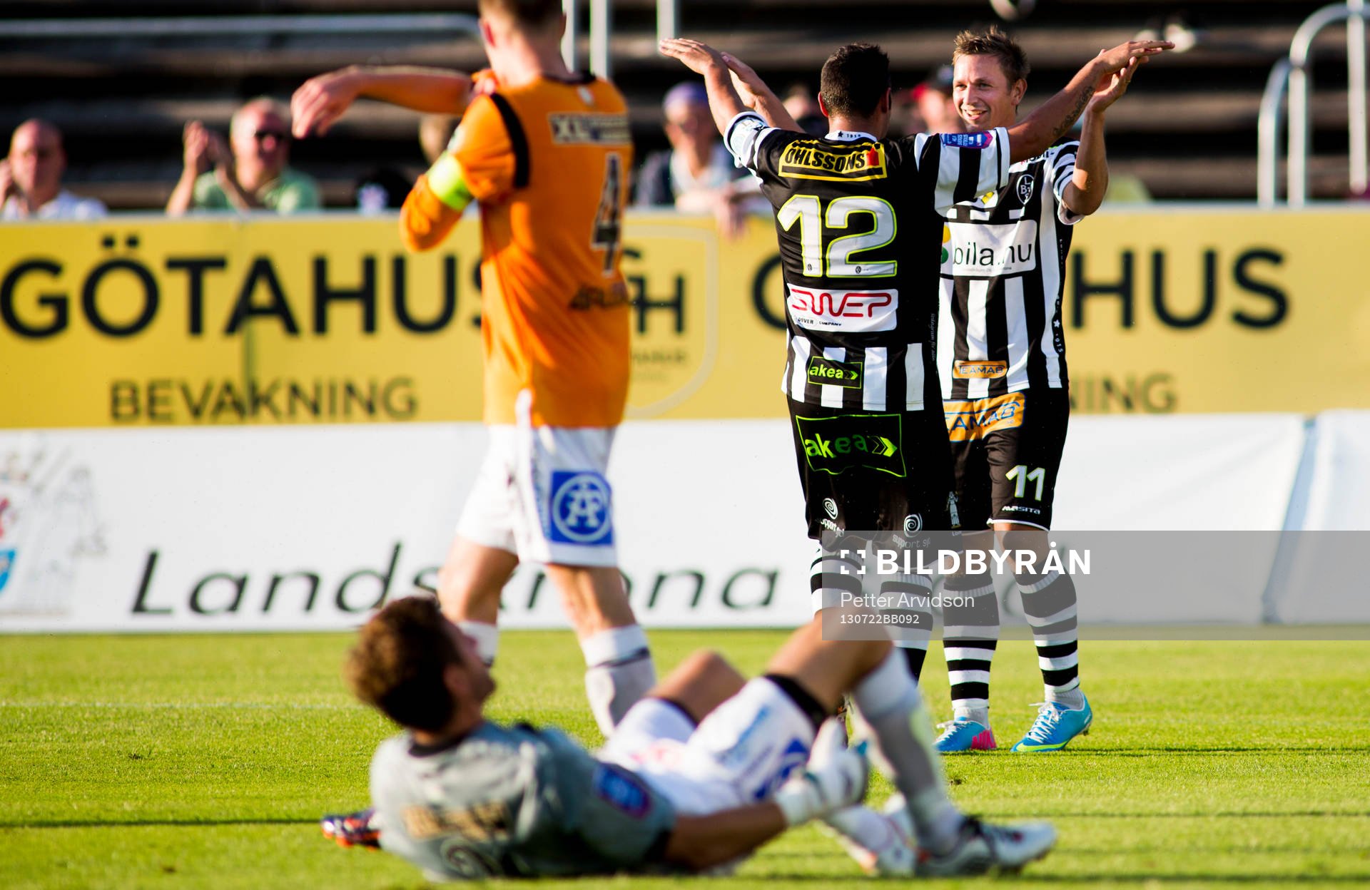 Landskronas Fredrik Olsson jublar