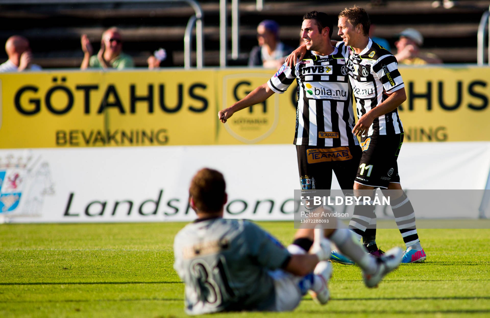 Landskronas Fredrik Olsson jublar