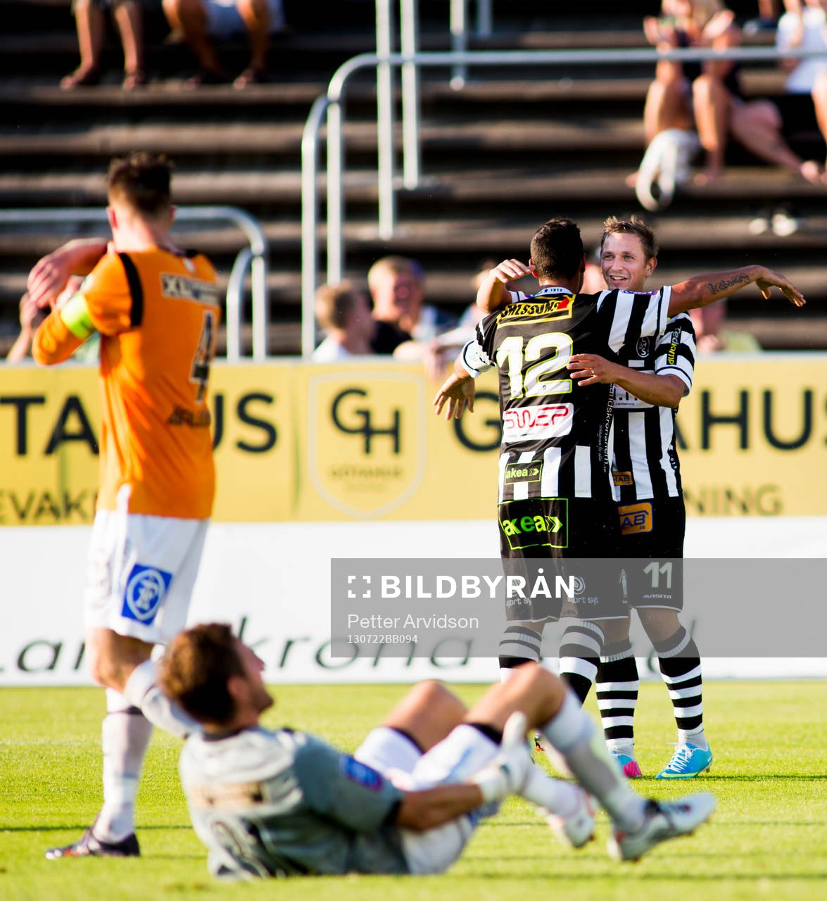Landskronas Fredrik Olsson jublar