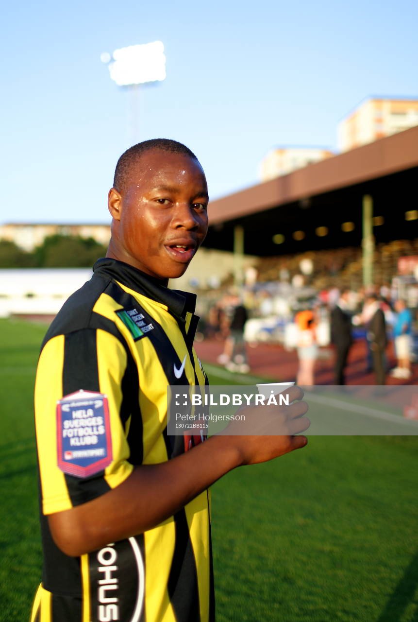 Häckens Carlos Strandberg i matchen mellan Häcken och AIK