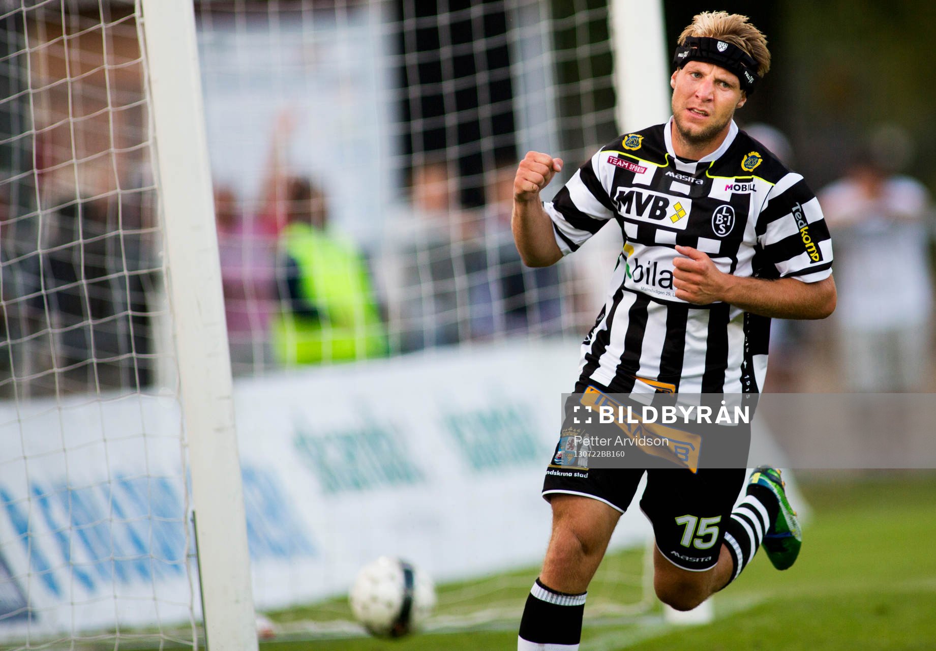Landskronas Fredrik Karlsson jublar