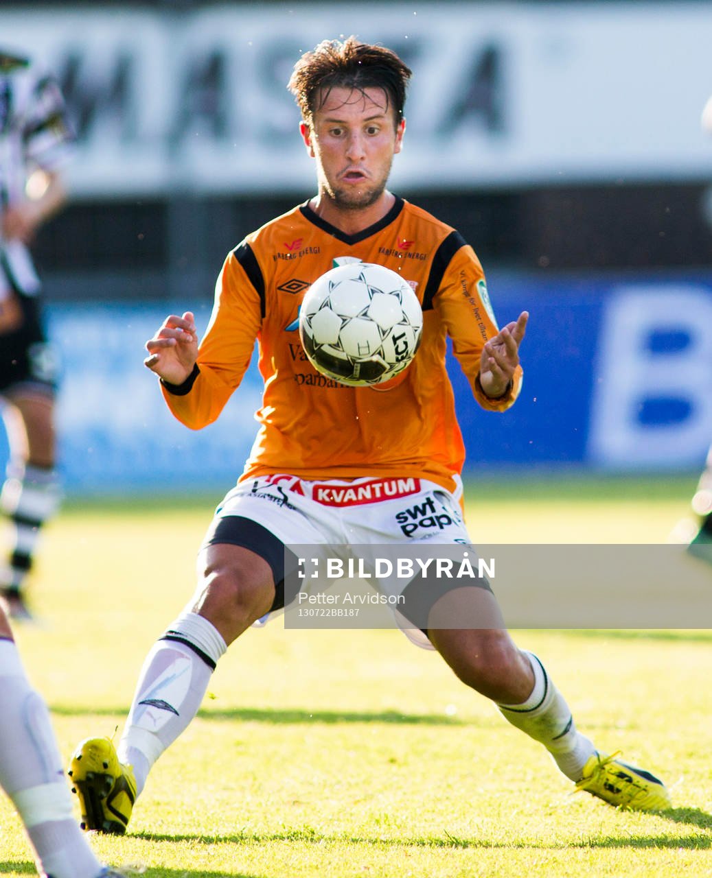 Varbergs Armin Tankovic i fotbollsmatchen i Superettan
