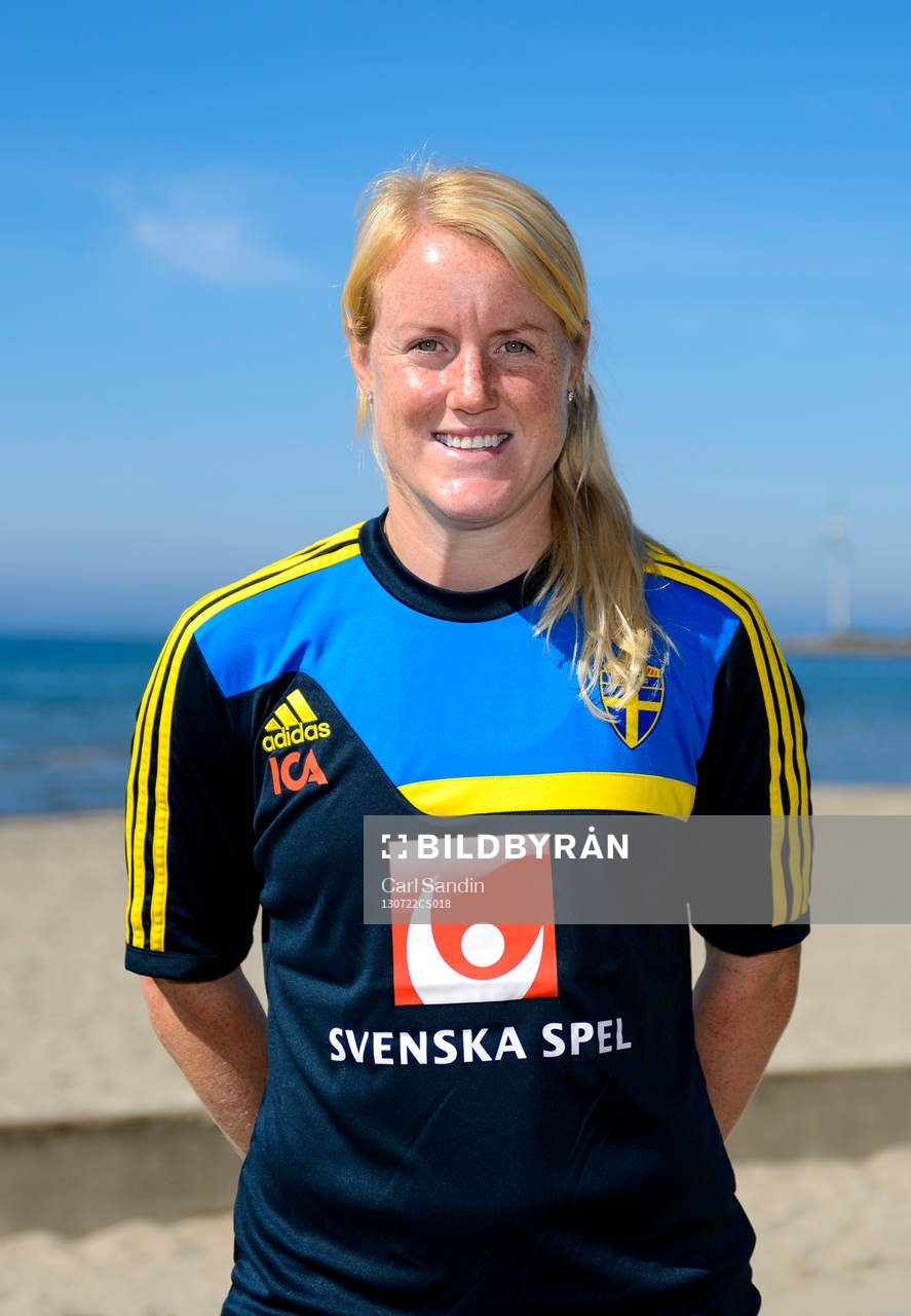 Sveriges målvakt Kristin Hammarström