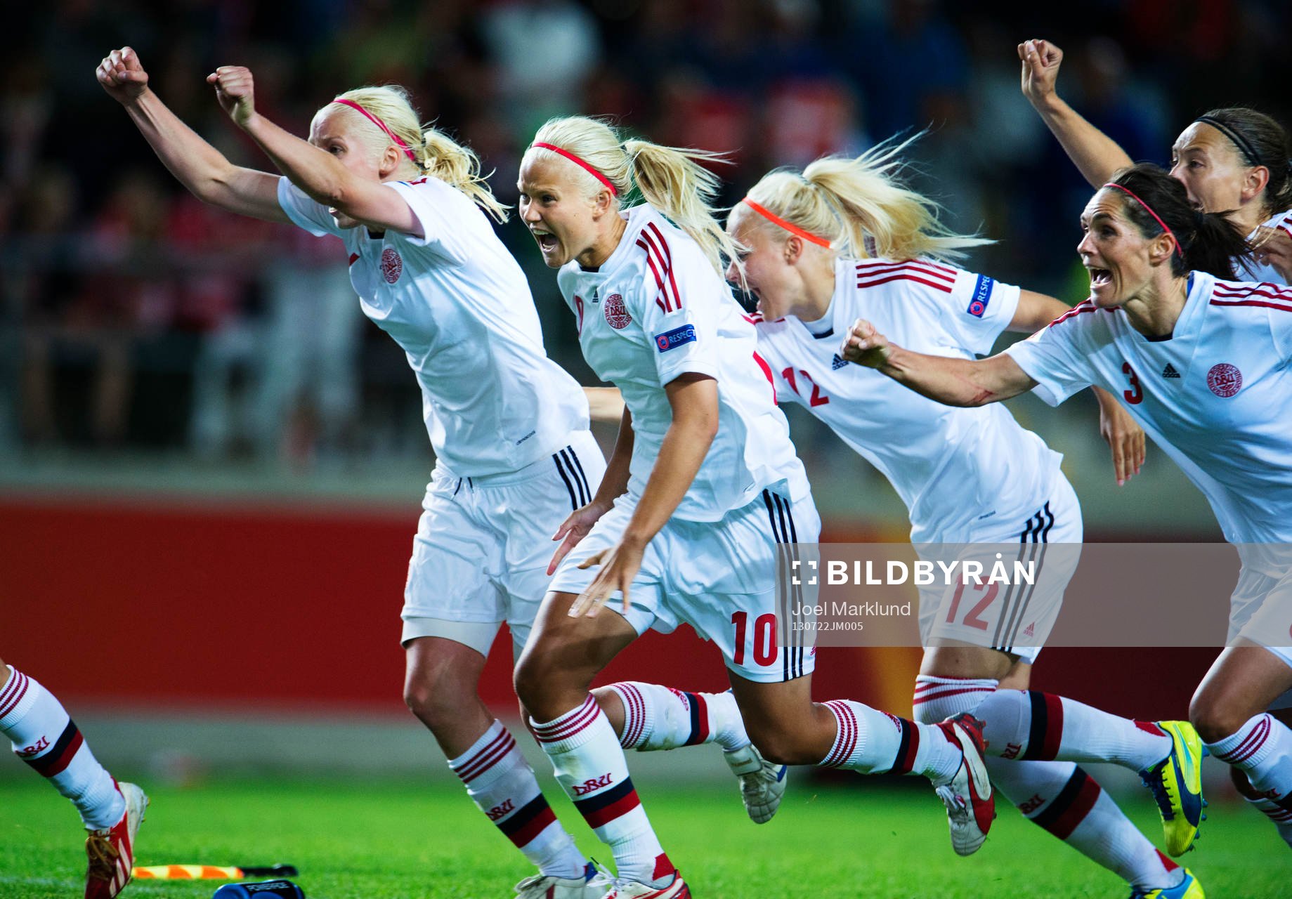 Danmarks Christina Örntoft, Pernille Harder, Line Jensen