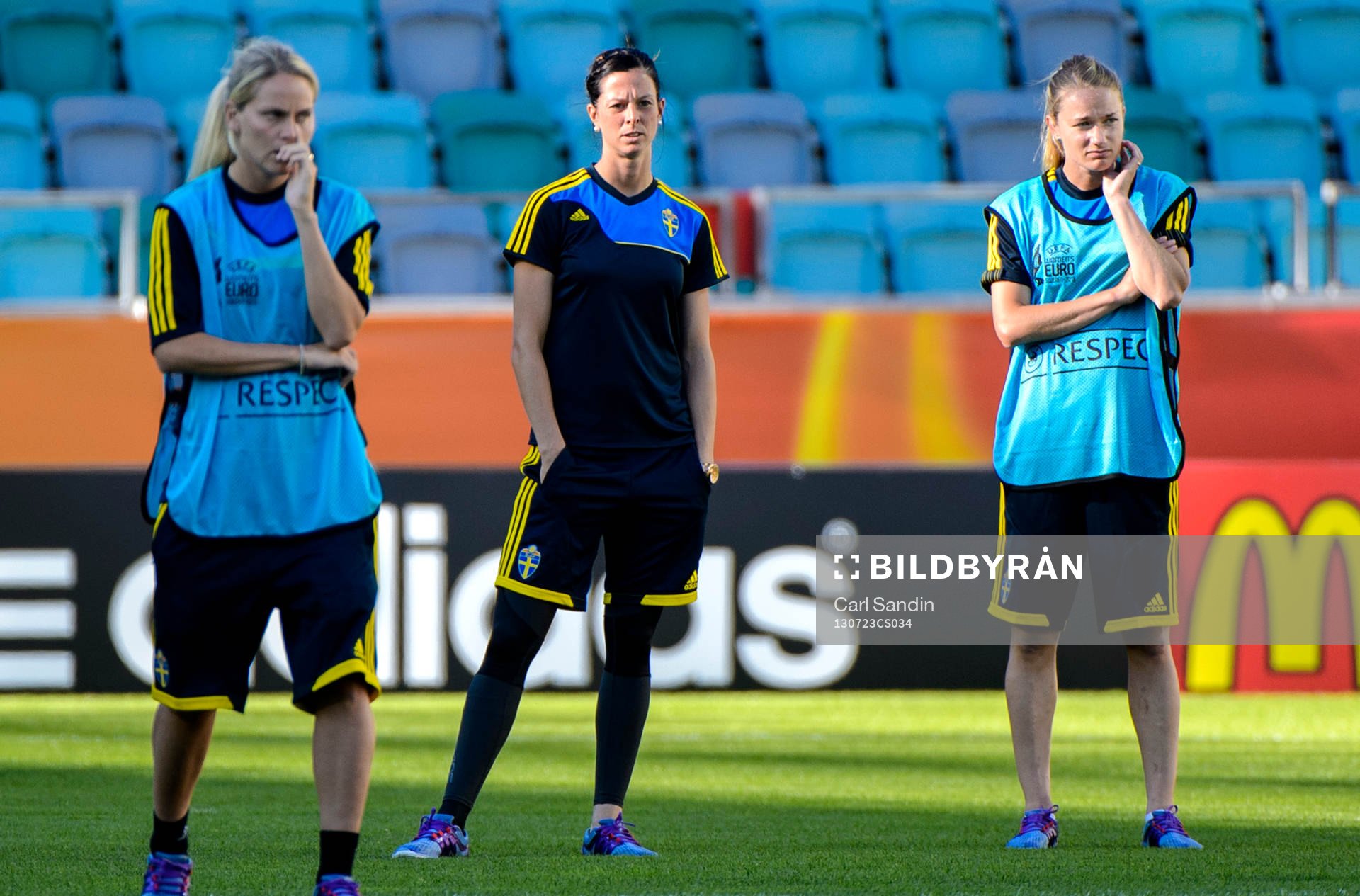 Sveriges Lotta Schelin och Stina Segerström