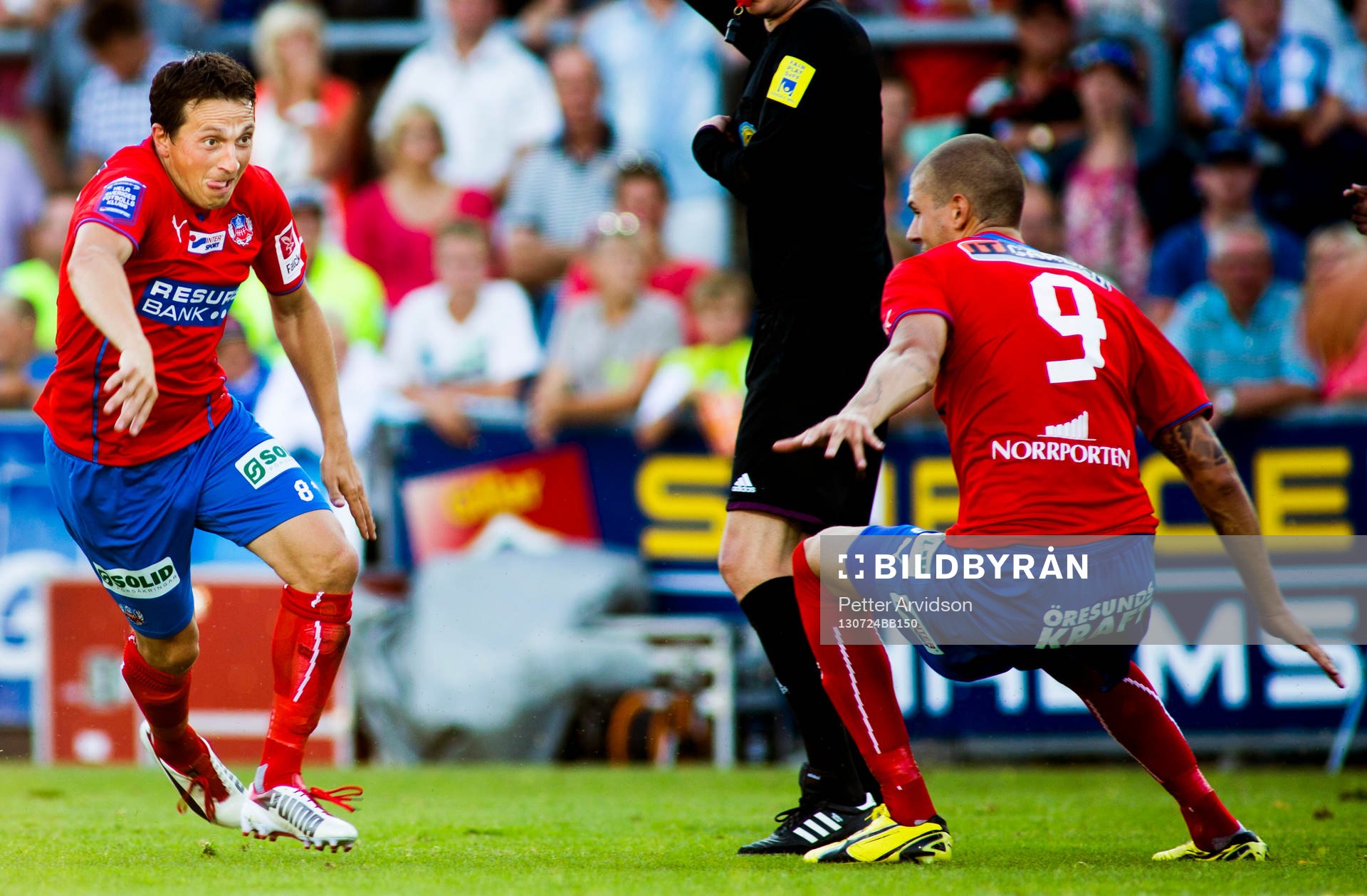 Helsingborgs Ardian Gashi jublar