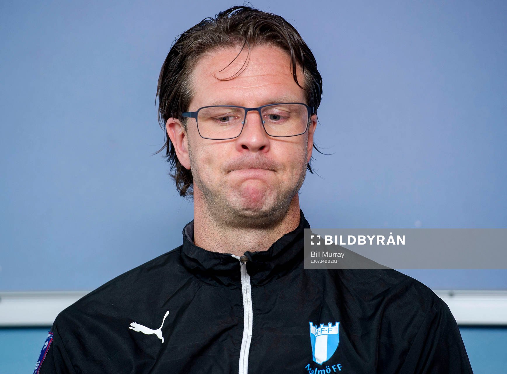 EASTER ROAD STADIUM - EDINBURGH Malmo manager Rikard