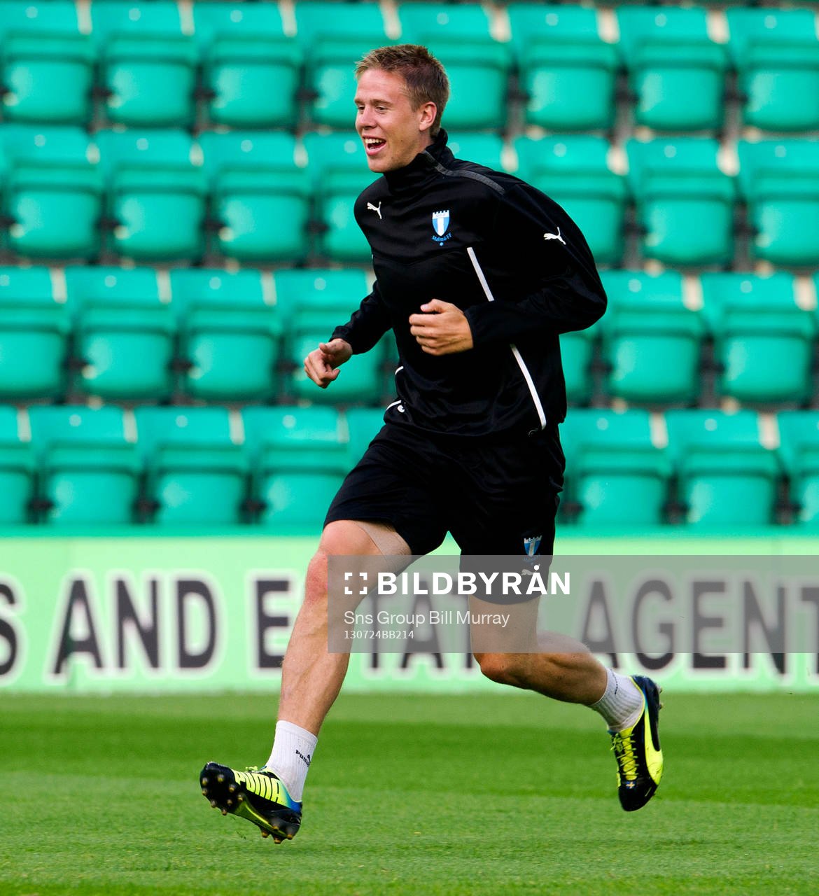 MALMO TRAINING EASTER ROAD STADIUM - EDINBURGH Malmo Pontus