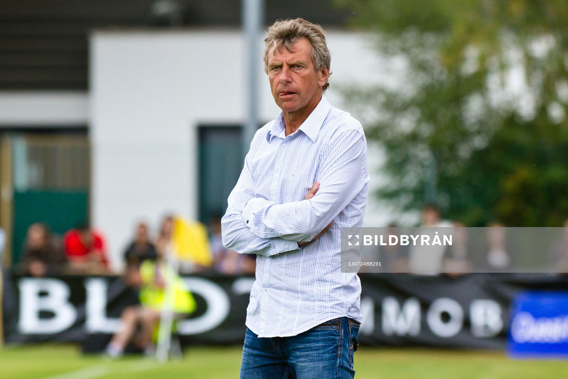 Fotboll, fransk, träningsmatch, Lorient - Rennes: Christian GOURCUFF - 24.07.2013 - Lorient / Rennes - Match Amical - 