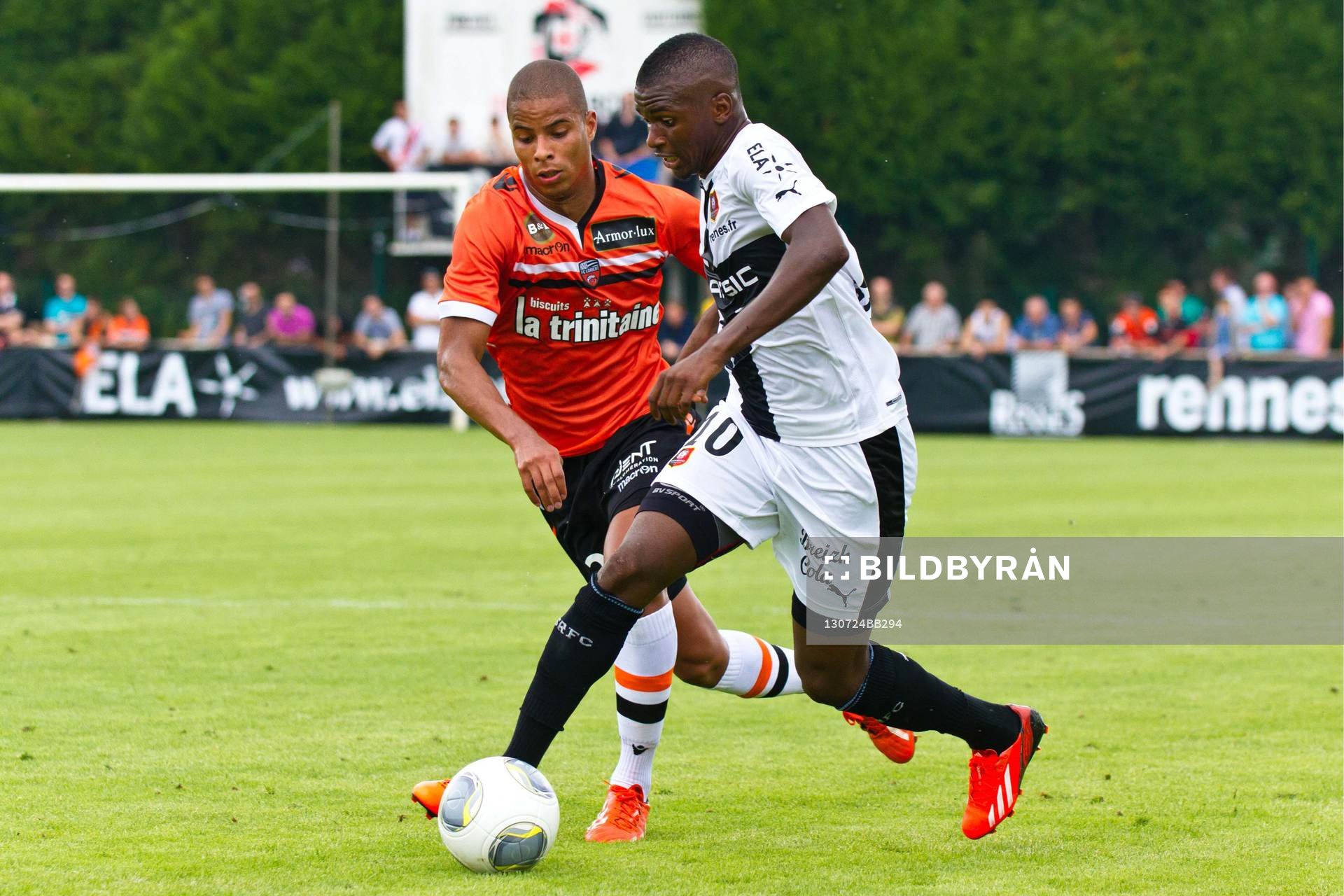  Fotboll, fransk, träningsmatch, Lorient - Rennes: KEVIN MONNET PAQUET - 24.07.2013 - Lorient / Rennes - Match Amical - 