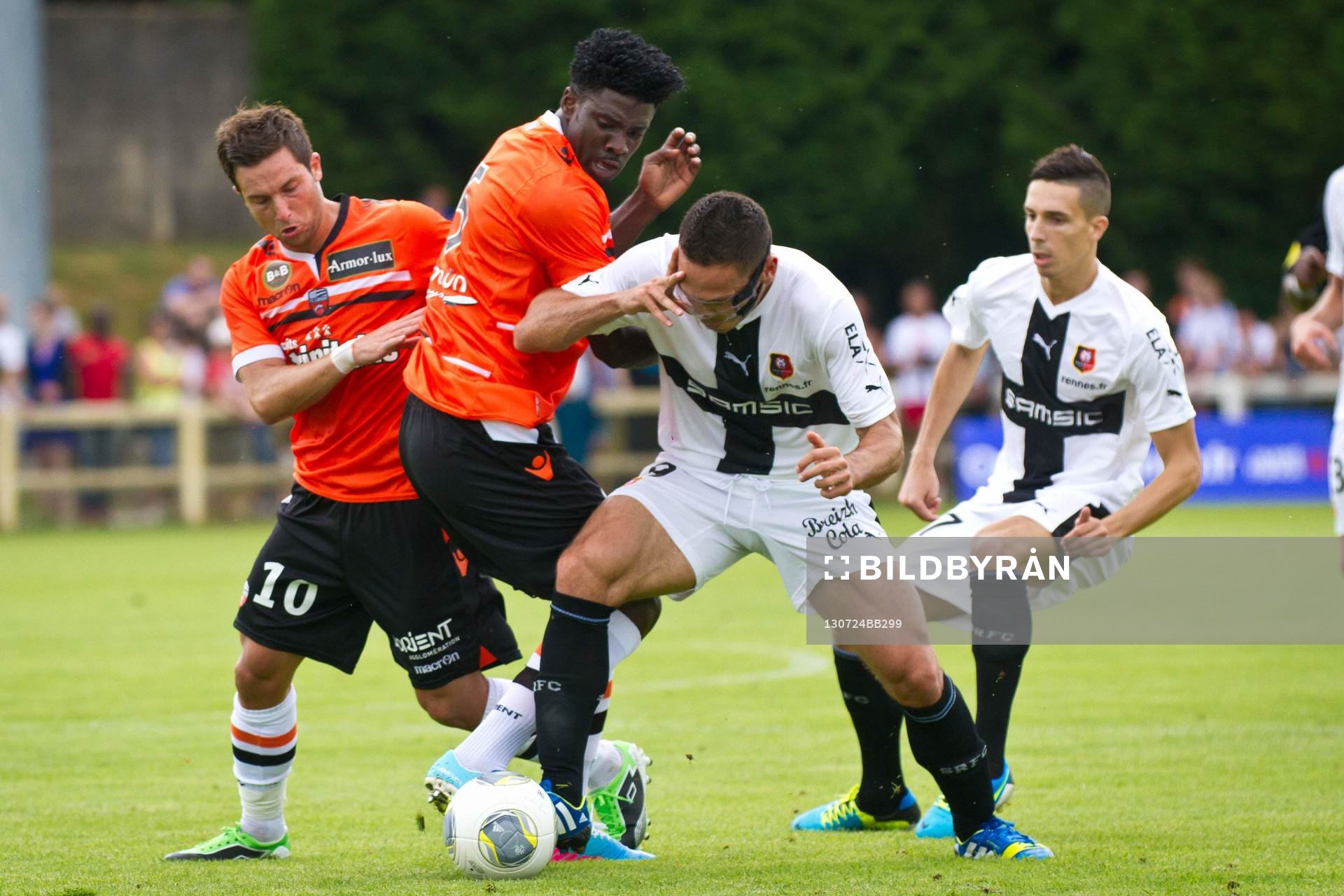 BRUNO ECUELE MANGA / Mevlut ERDING - 24.07.2013 - Lorient /