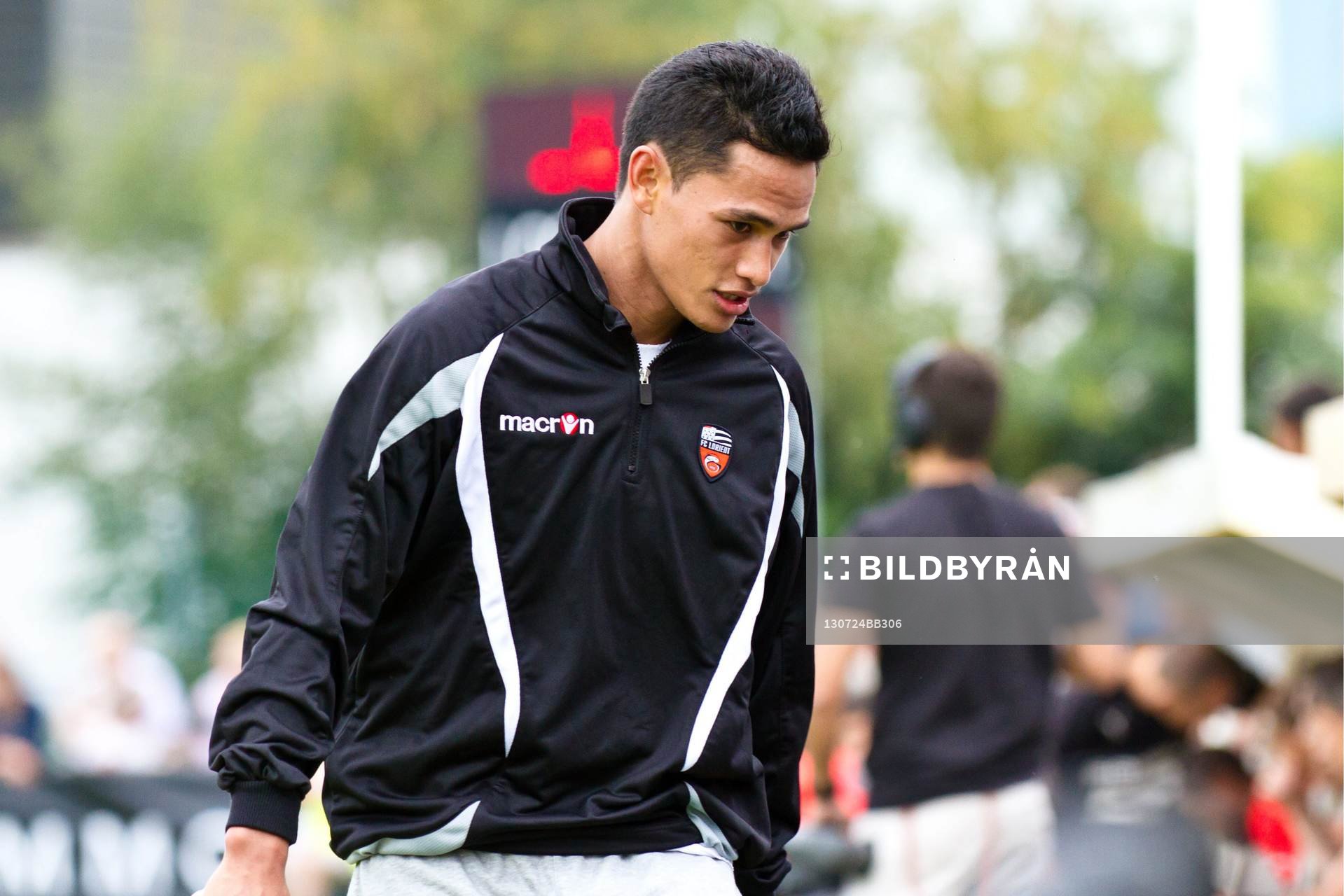  Fotboll, fransk, träningsmatch, Lorient - Rennes: Steevy CHONG HUE - 24.07.2013 - Lorient / Rennes - Match Amical - 