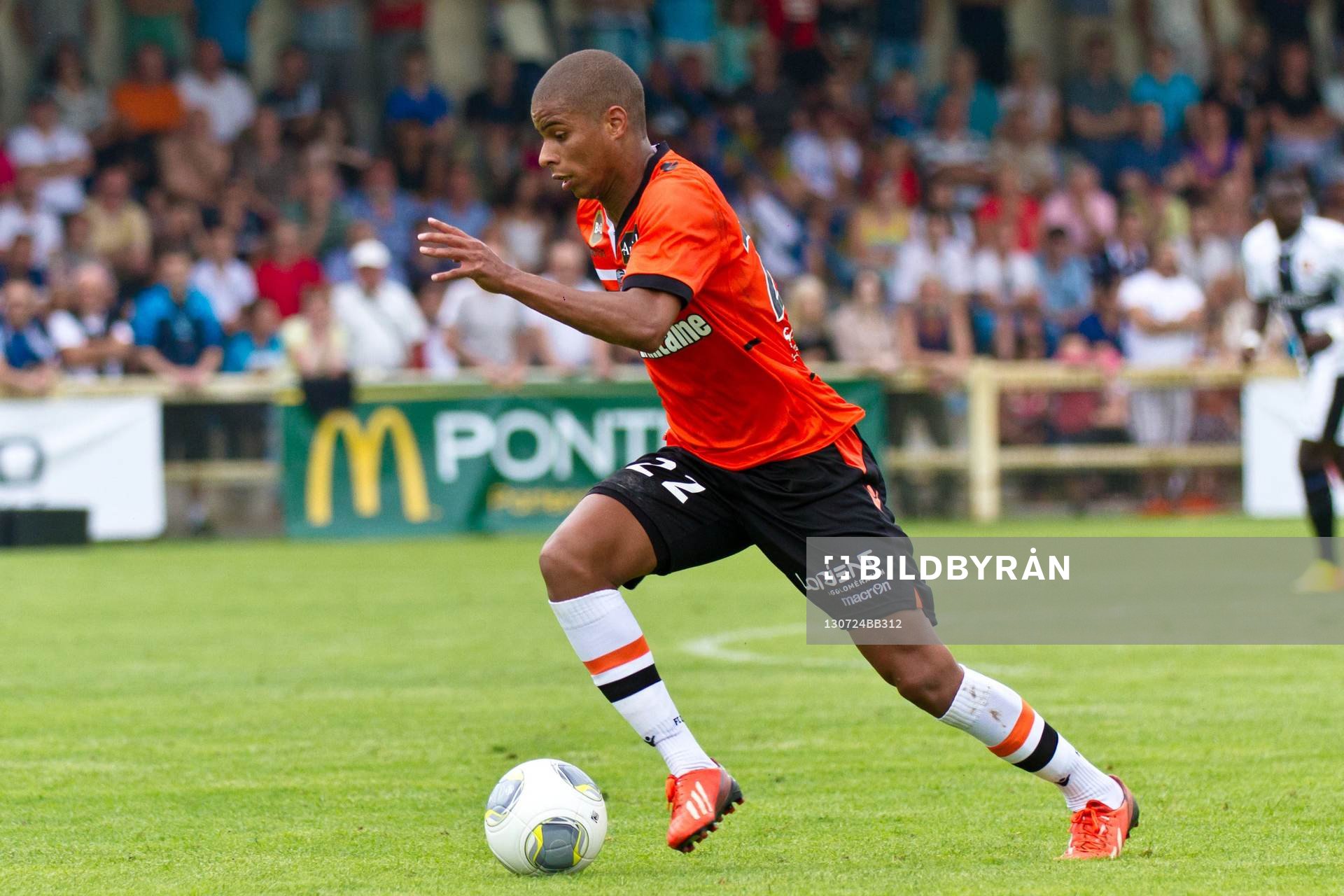 KEVIN MONNET PAQUET - 24.07.2013 - Lorient / Rennes - Match