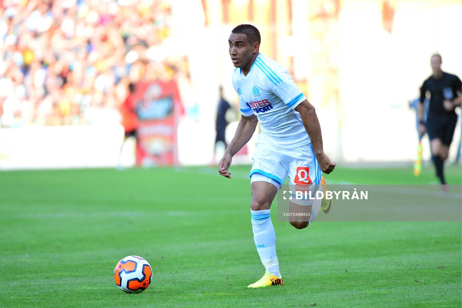  Fotboll, träningsmatch, Lens - Marseille: Dimitri Payet - 24.07.2013 - Lens / Marseille - Match Amical -