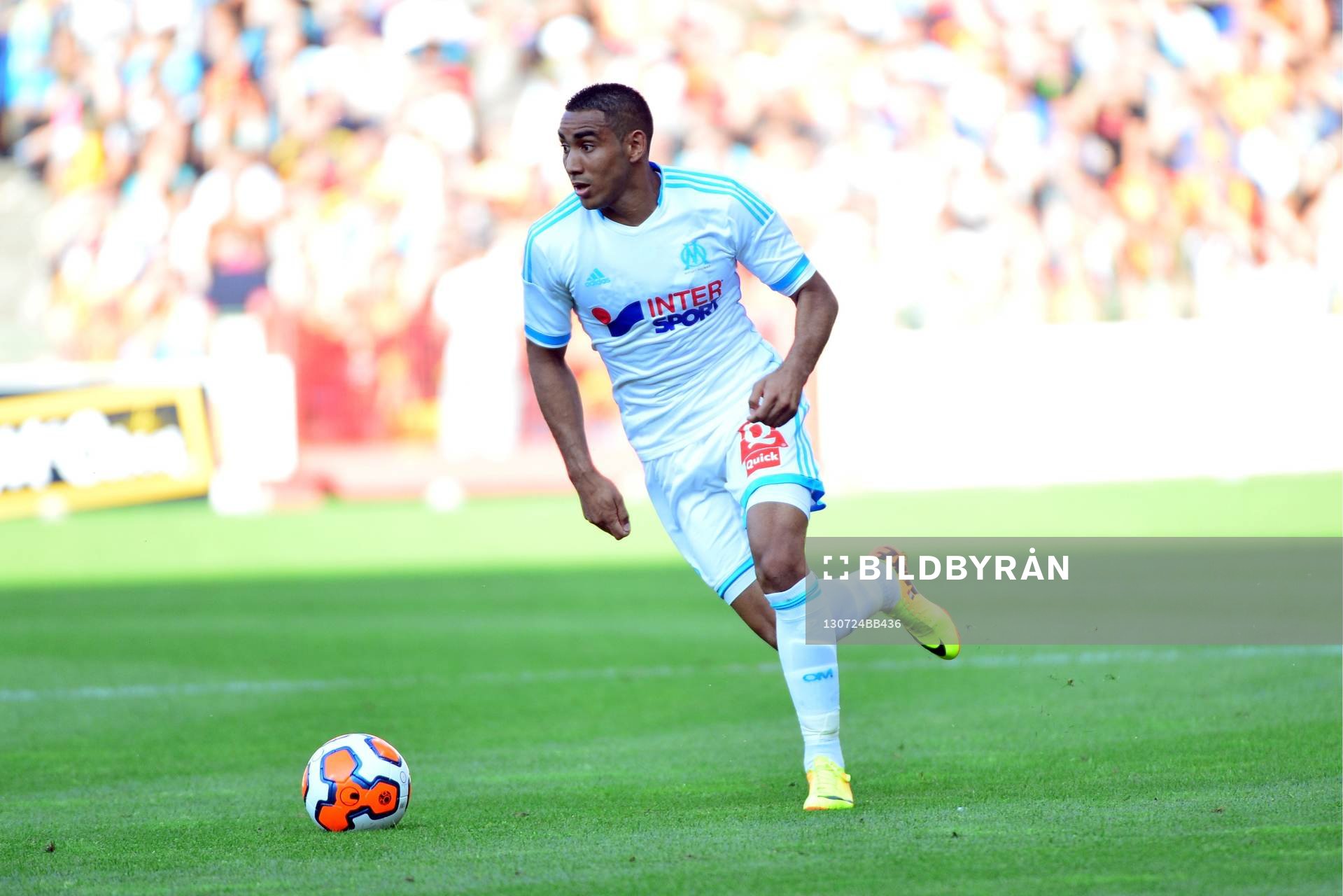  Fotboll, träningsmatch, Lens - Marseille: Dimitri Payet - 24.07.2013 - Lens / Marseille - Match Amical -