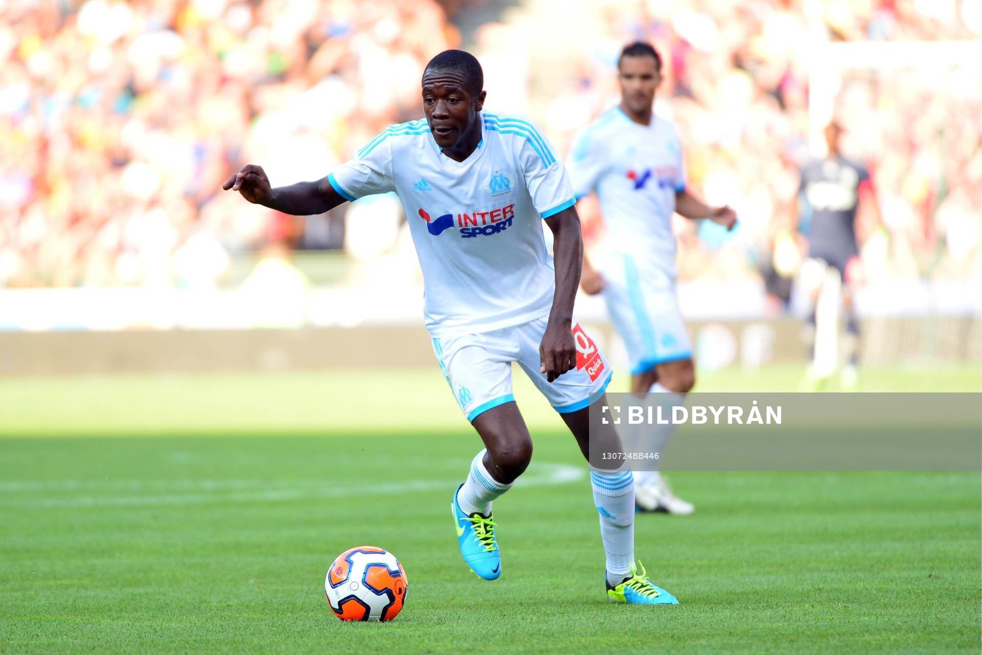  Fotboll, träningsmatch, Lens - Marseille: Giannelli Imbula  - 24.07.2013 - Lens / Marseille - Match Amical -